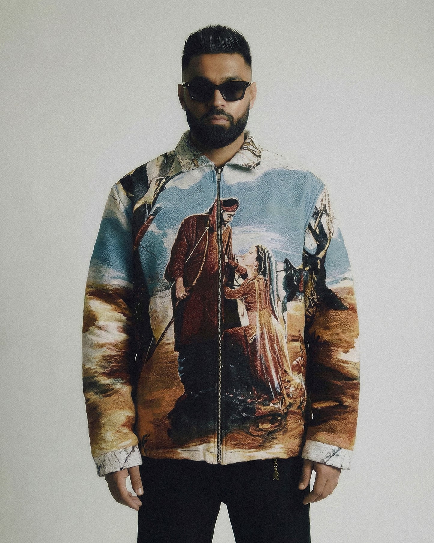 Mirza Sahiba Tapestry Fleece Jacket