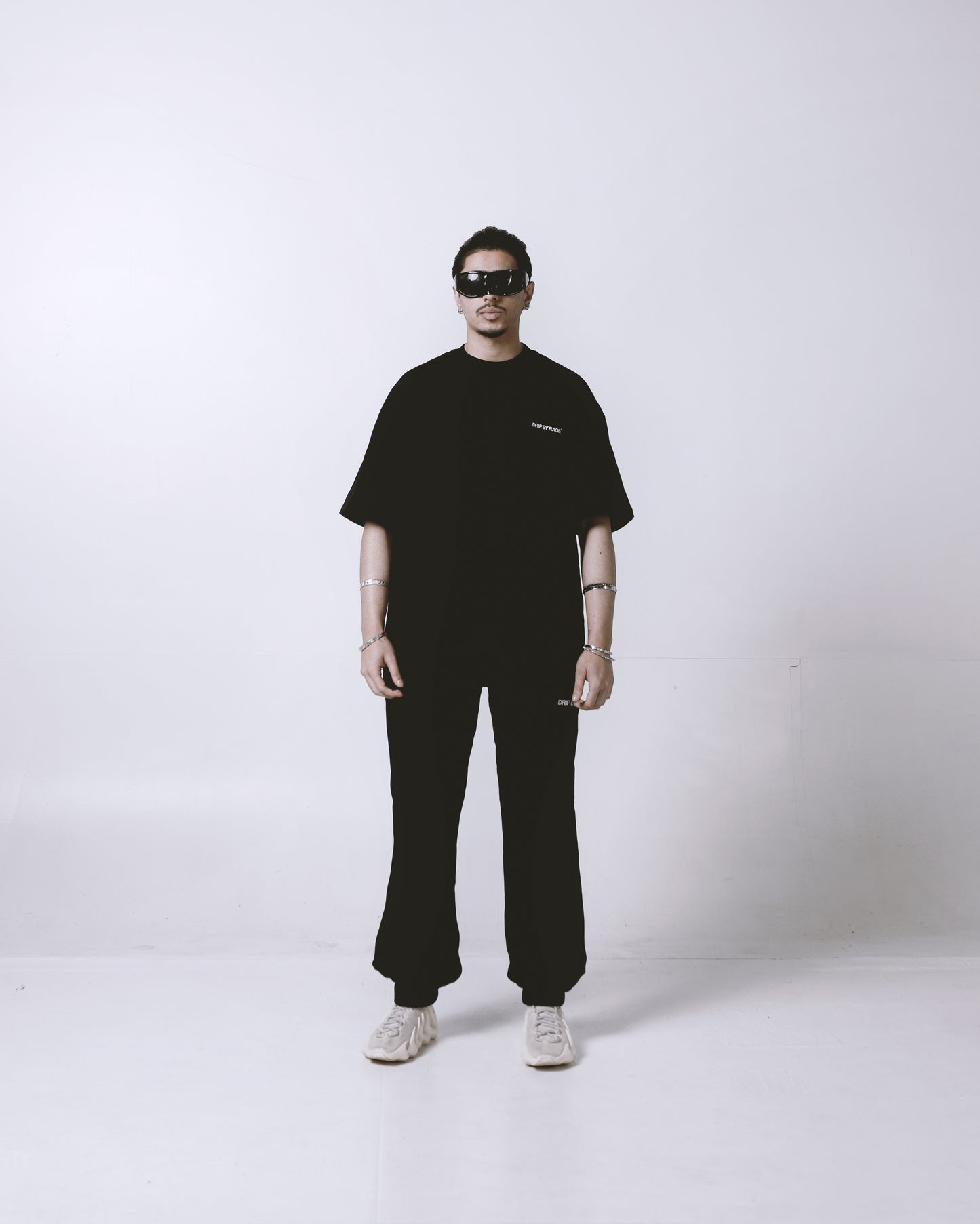 BLACK FRENCH TERRY SWEATPANTS
