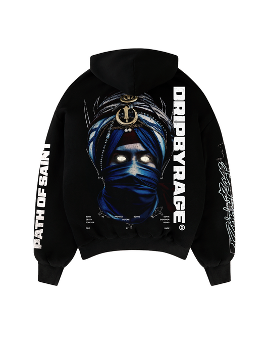 PATH OF SAINT SUN FADED BOXY HOODIE