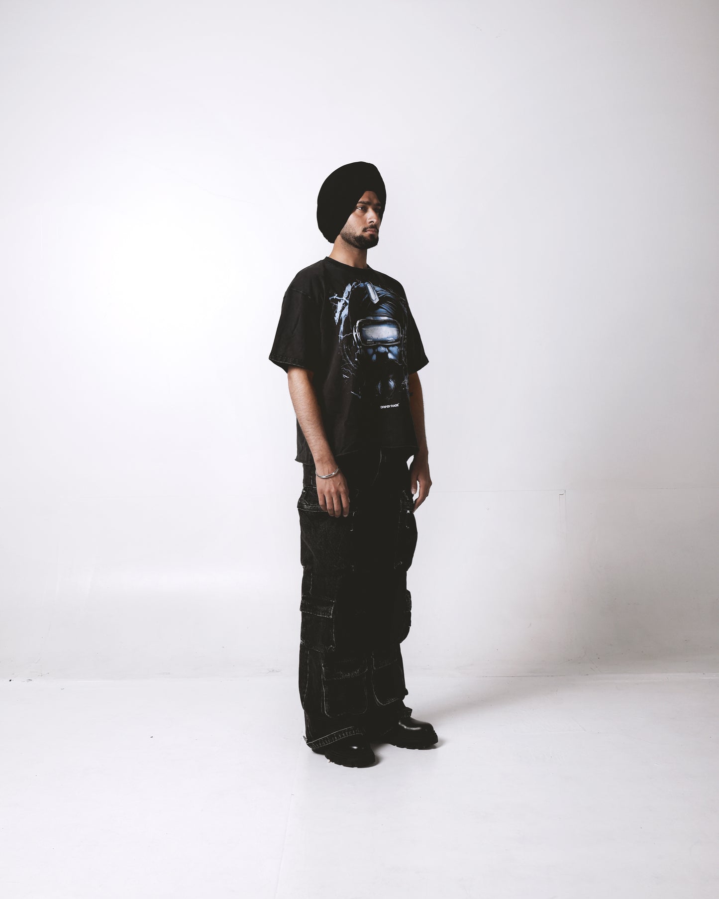 CYBER SINGH OVERSIZED FADED T-SHIRT