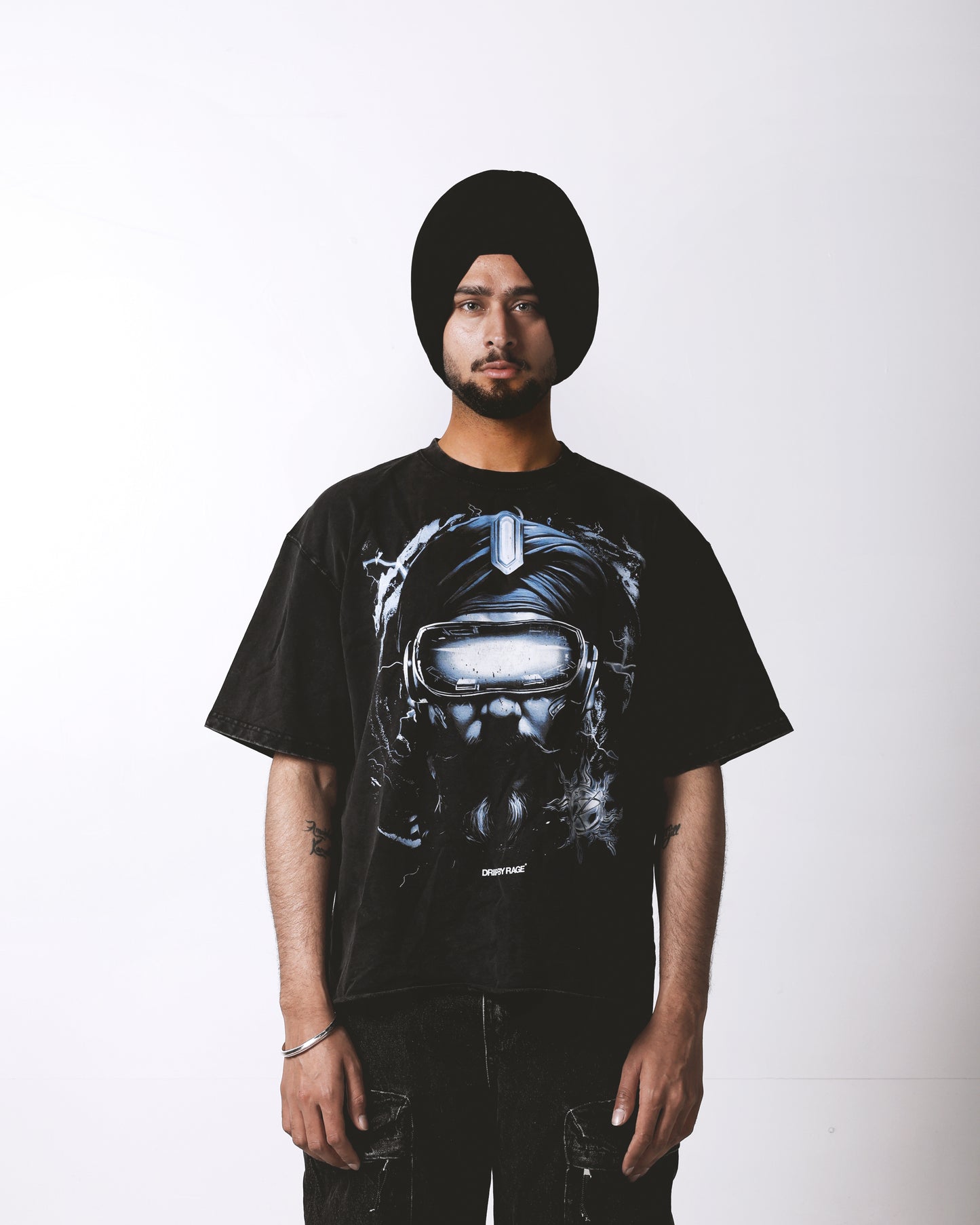 CYBER SINGH OVERSIZED FADED T-SHIRT