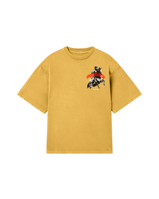 MAJESTIC DRIP YELLOW OVERSIZED T-SHIRT
