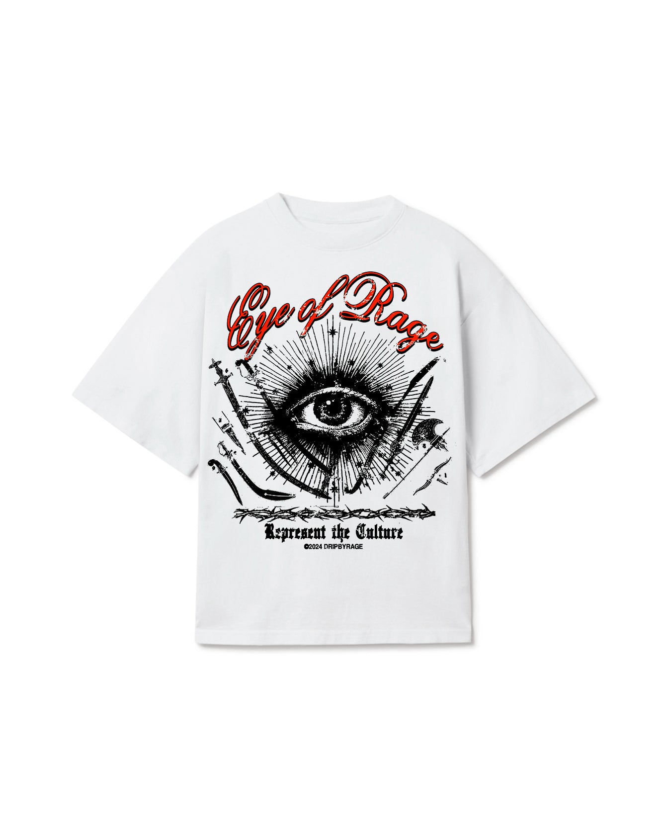 EYE OF RAGE T-SHIRT WHITE