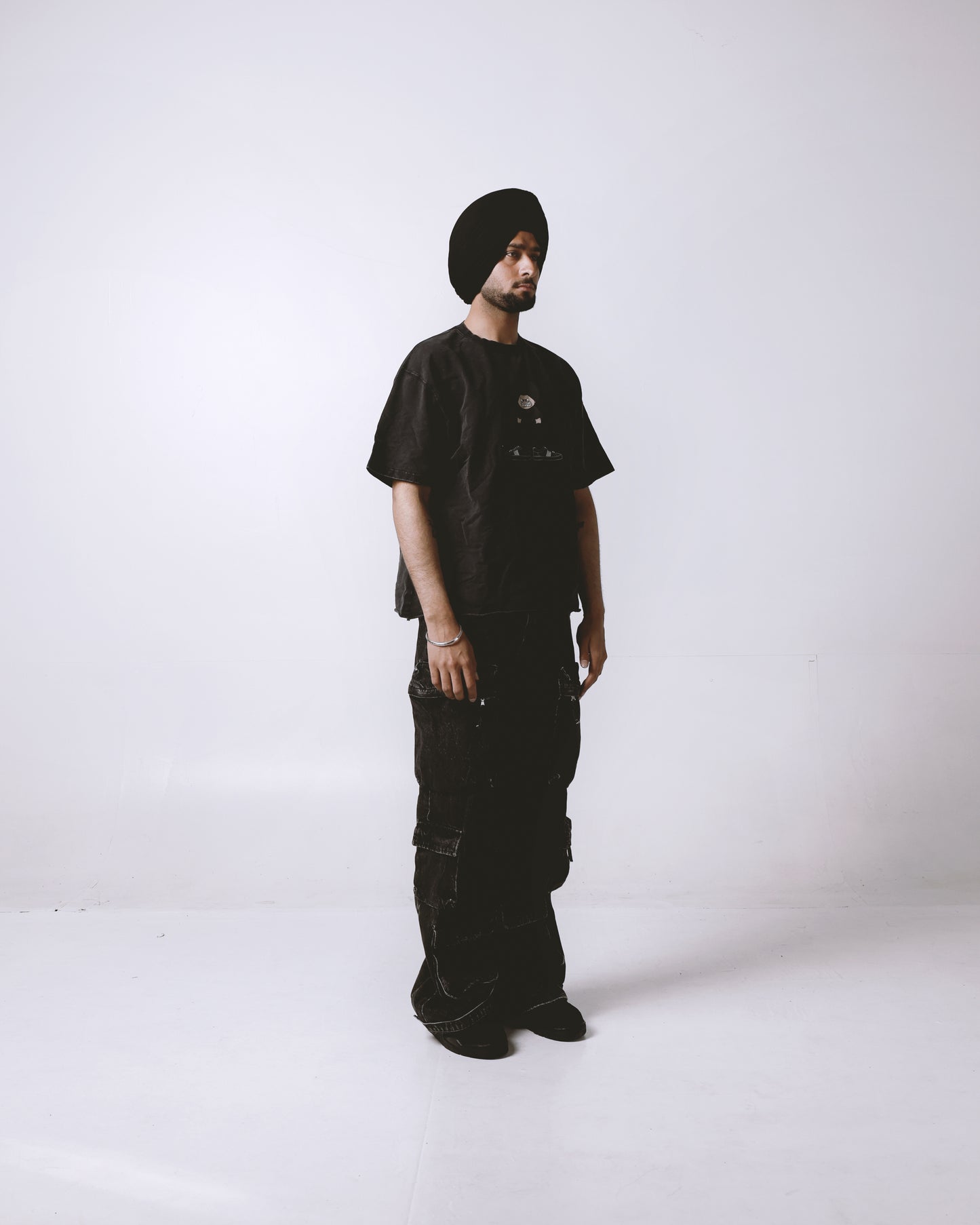 DARK DRIP BOY OVERSIZED FADED T-SHIRT