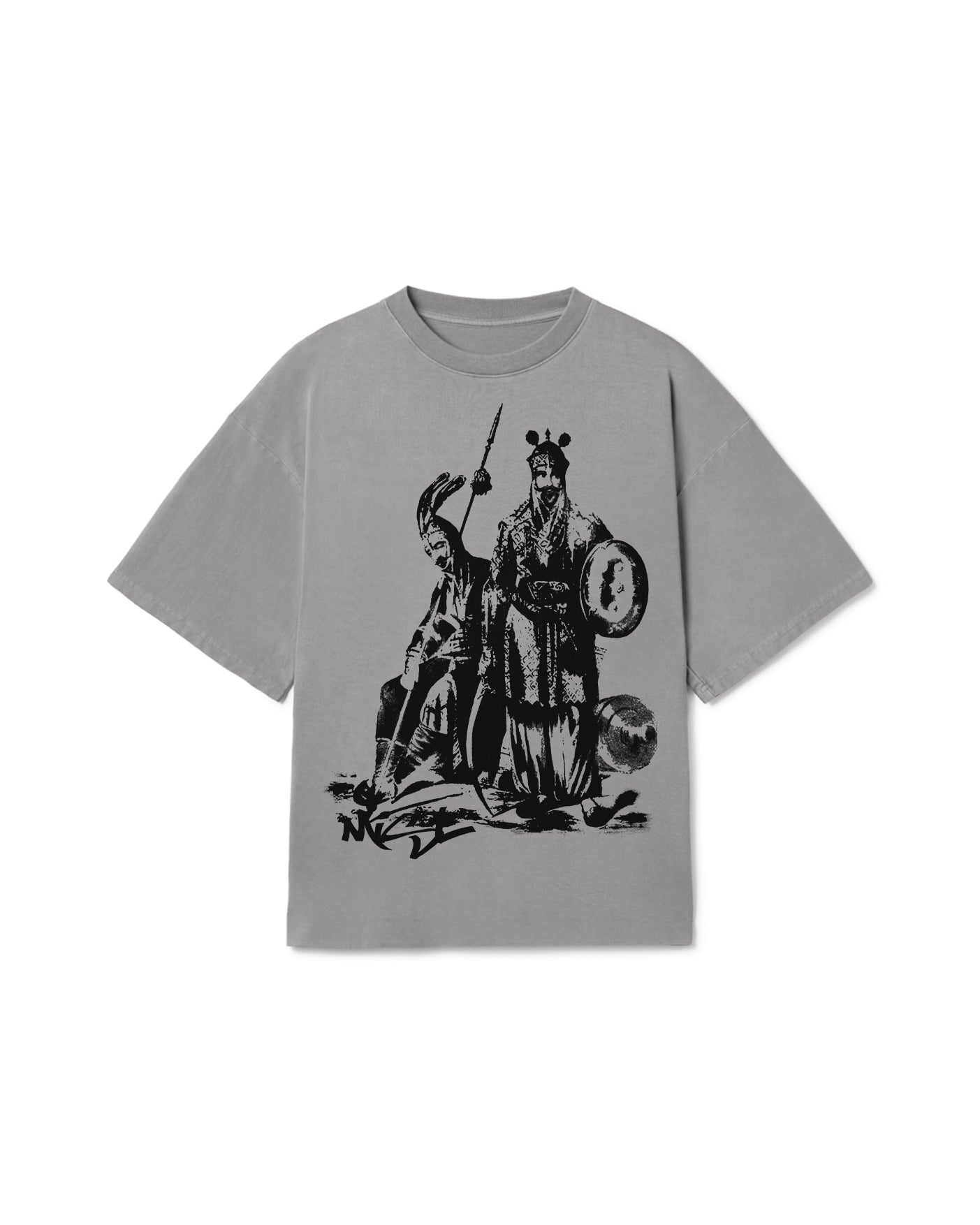 MISL OVERSIZED T-SHIRT FADED GREY