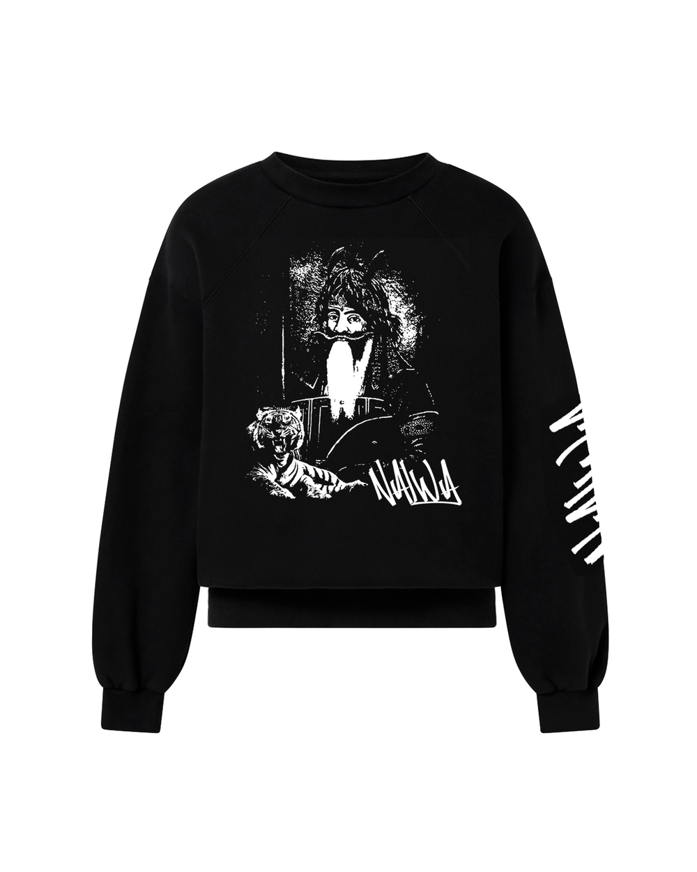 NALWA FLEECE SWEATSHIRT BLACK