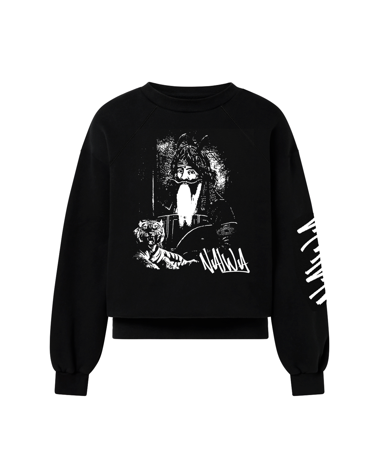 NALWA FLEECE SWEATSHIRT BLACK