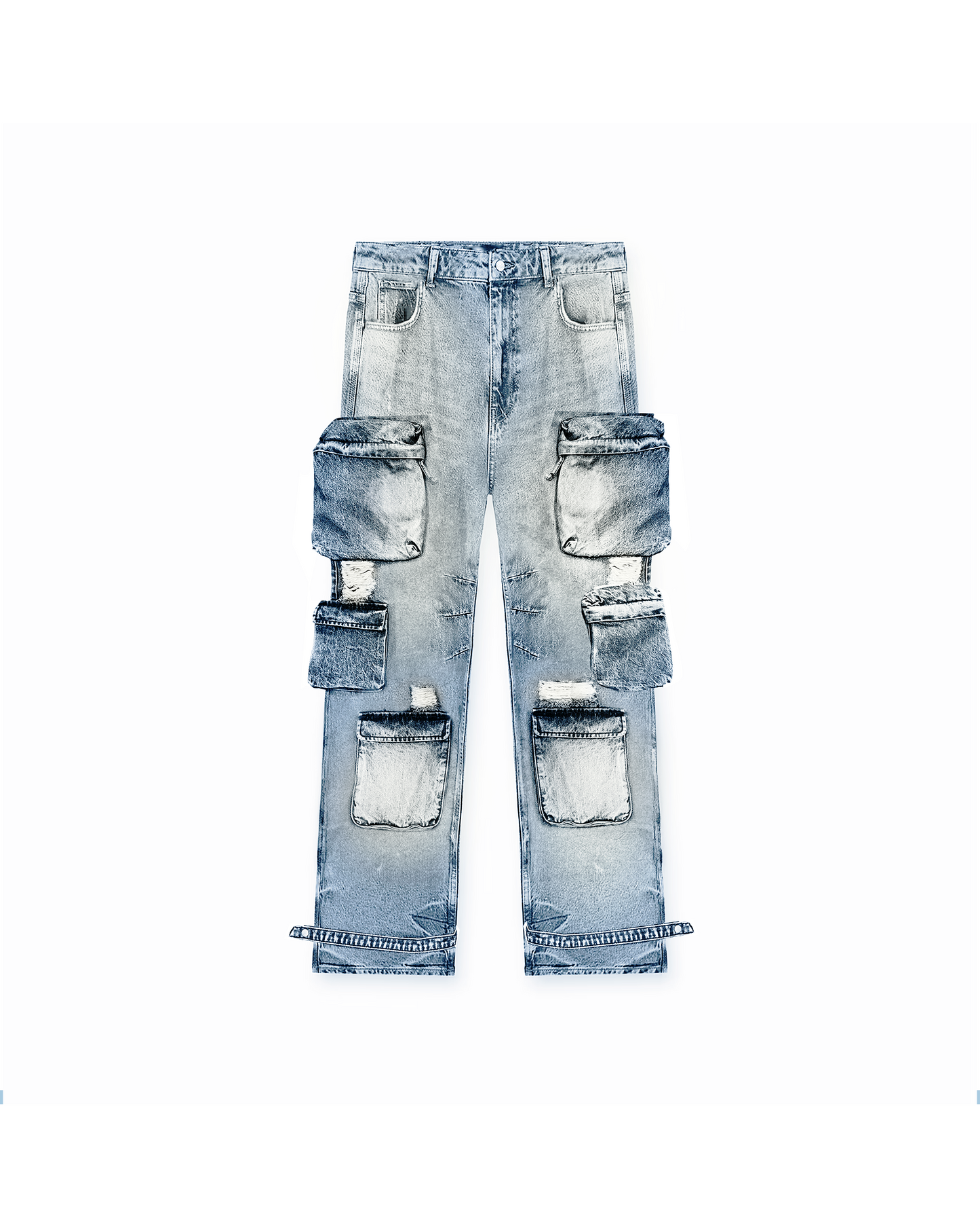 DISTRESSED CARGO DENIM