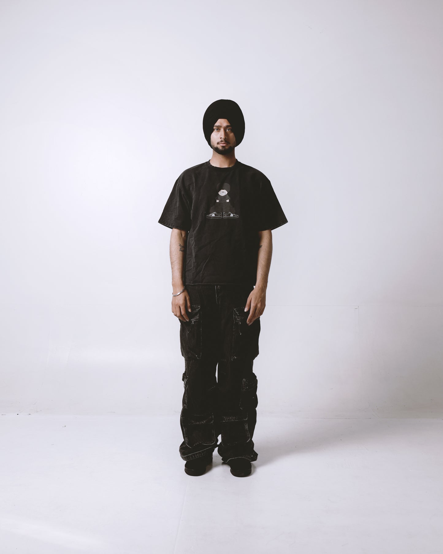 DARK DRIP BOY OVERSIZED FADED T-SHIRT