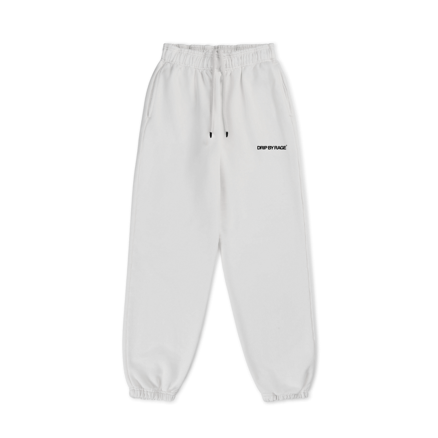 WHITE FRENCH TERRY SWEATPANTS