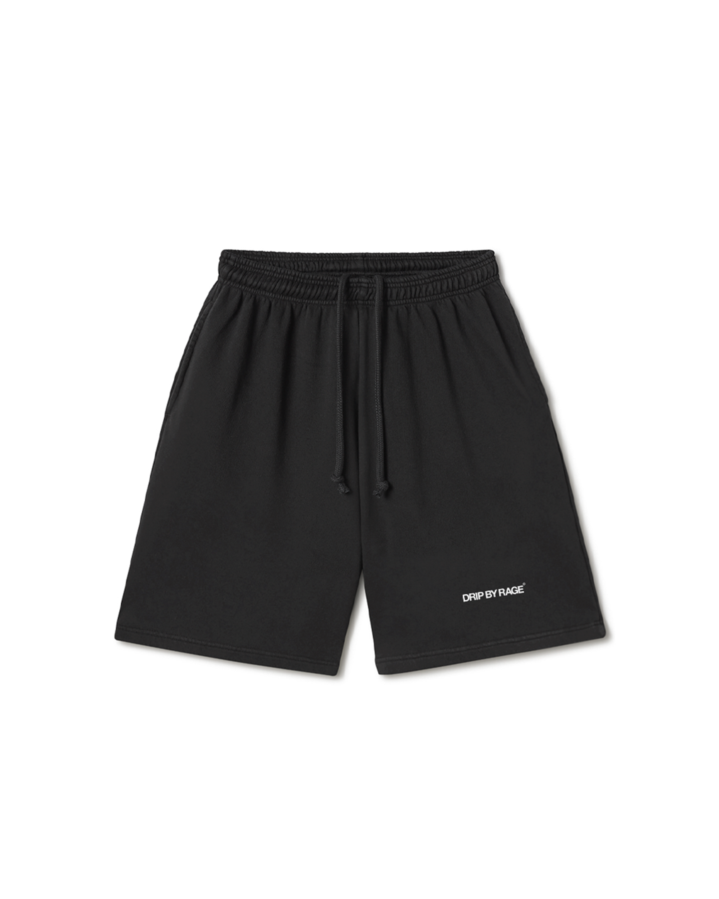 BLACK PREMIUM OVERSIZED SHORTS