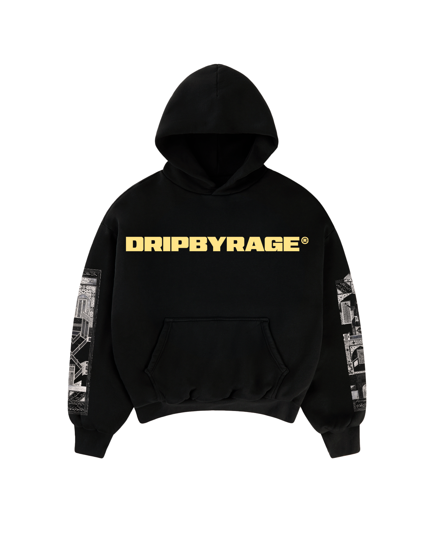 YUSUF ZULAIKHA SUN FADED BOXY HOODIE