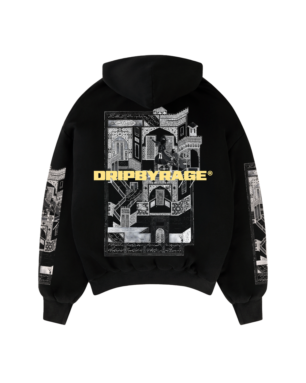 YUSUF ZULAIKHA SUN FADED BOXY HOODIE