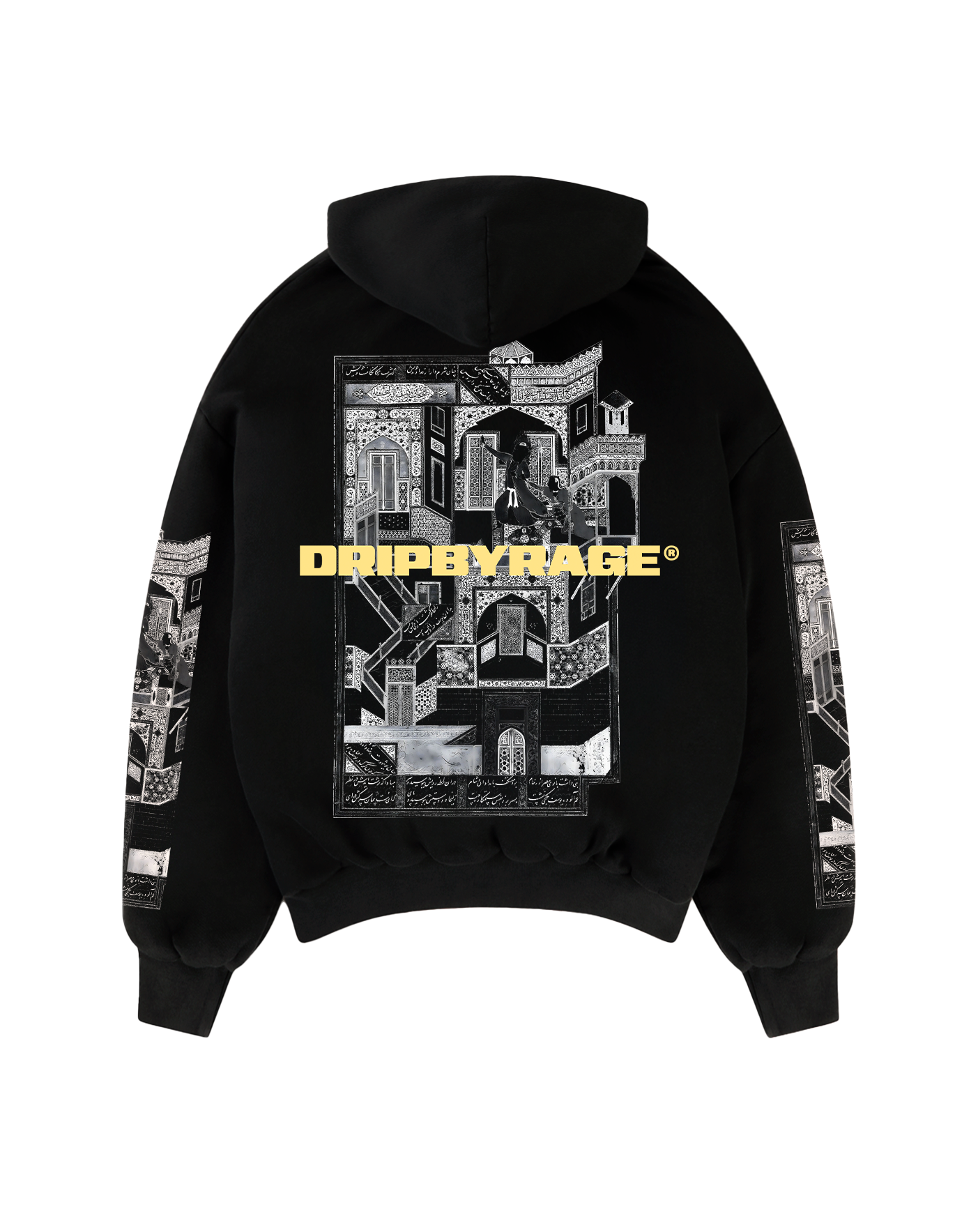 YUSUF ZULAIKHA SUN FADED BOXY HOODIE