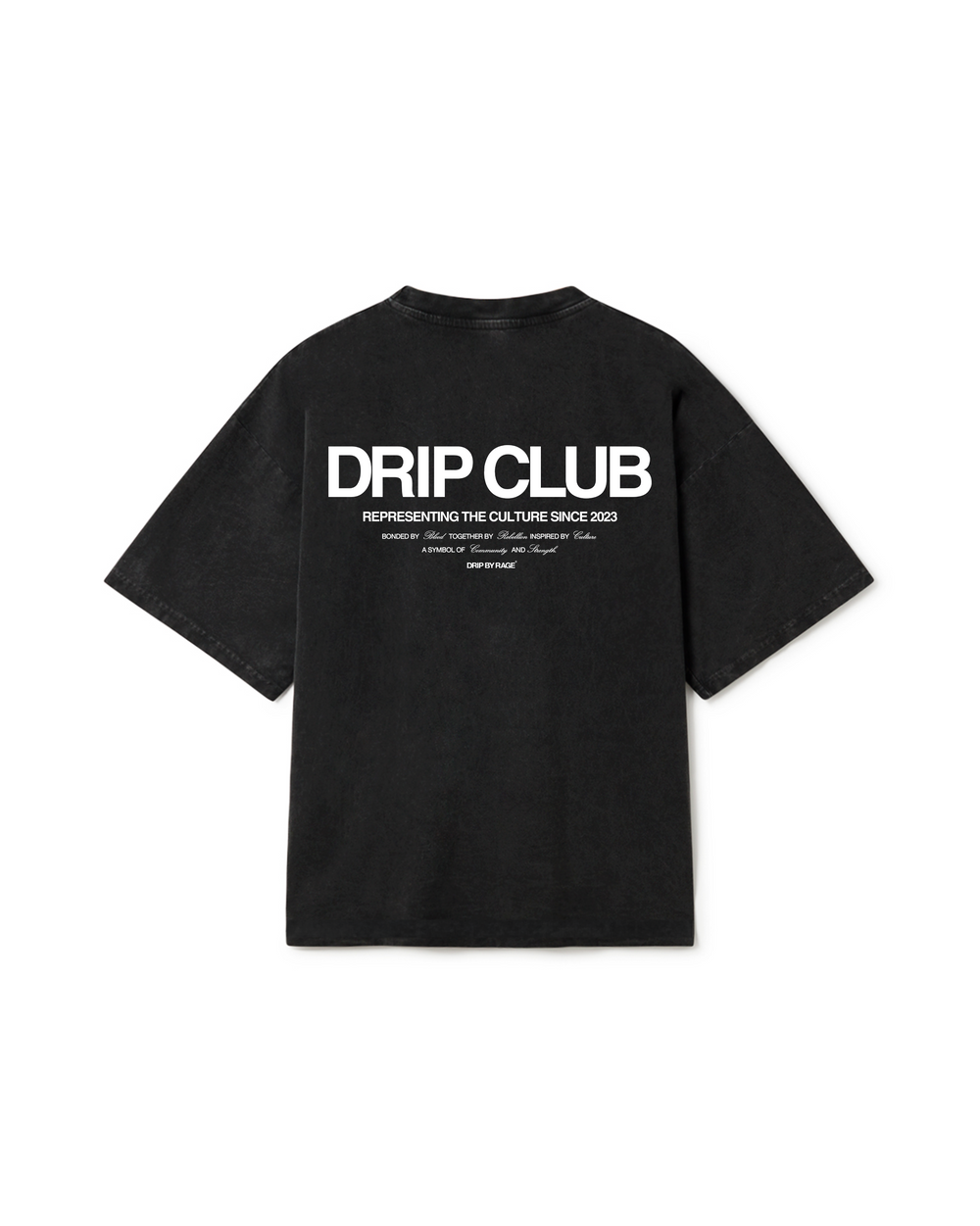DRIP CLUB OVERSIZED FADED T-SHIRT