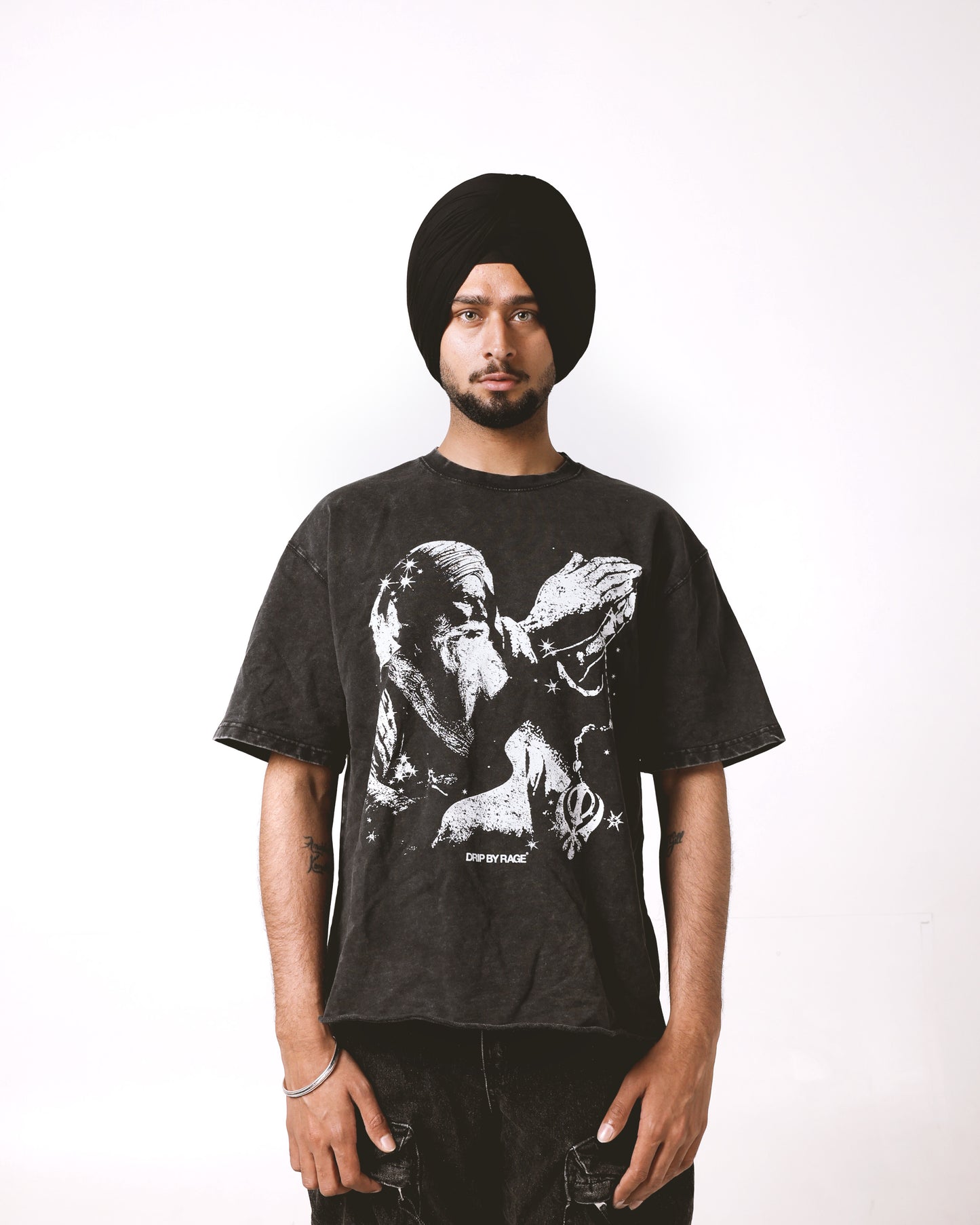 FAITH OVERSIZED FADED T-SHIRT