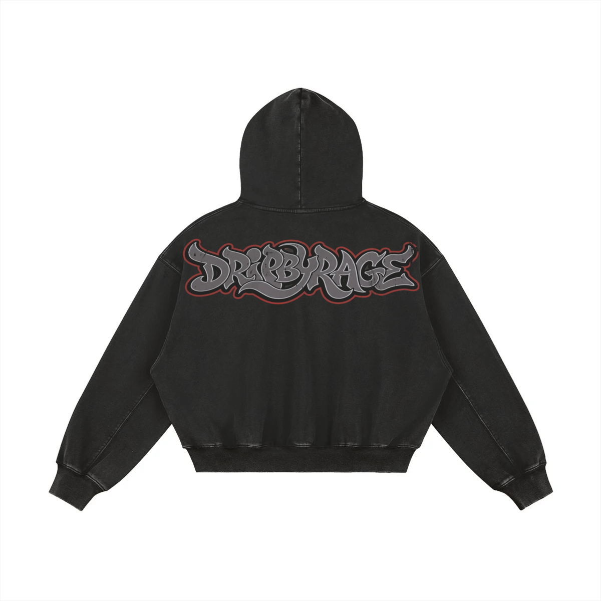 REBEL STORM BUTTON BOXY HOODIE
