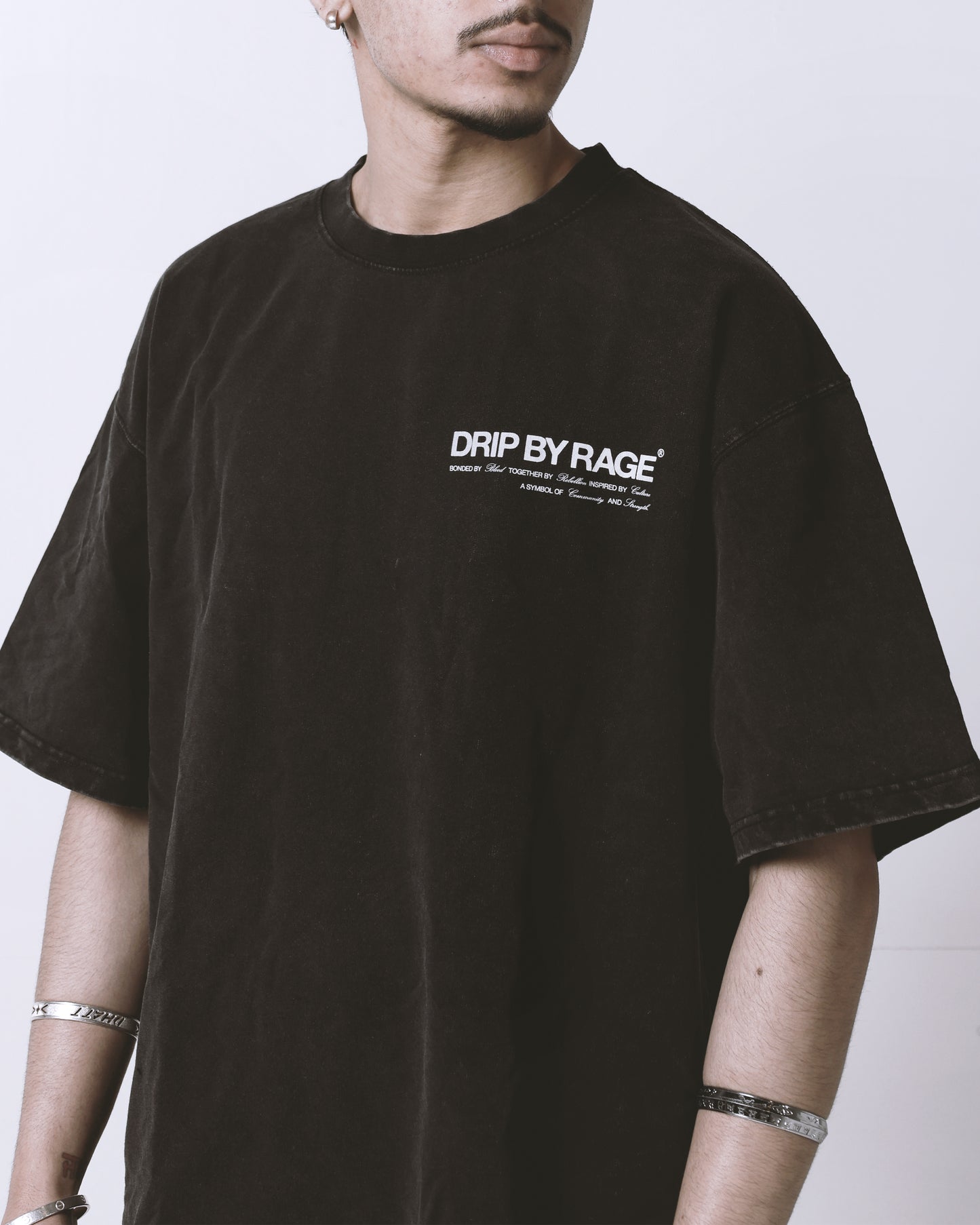 DRIP CLUB OVERSIZED FADED T-SHIRT