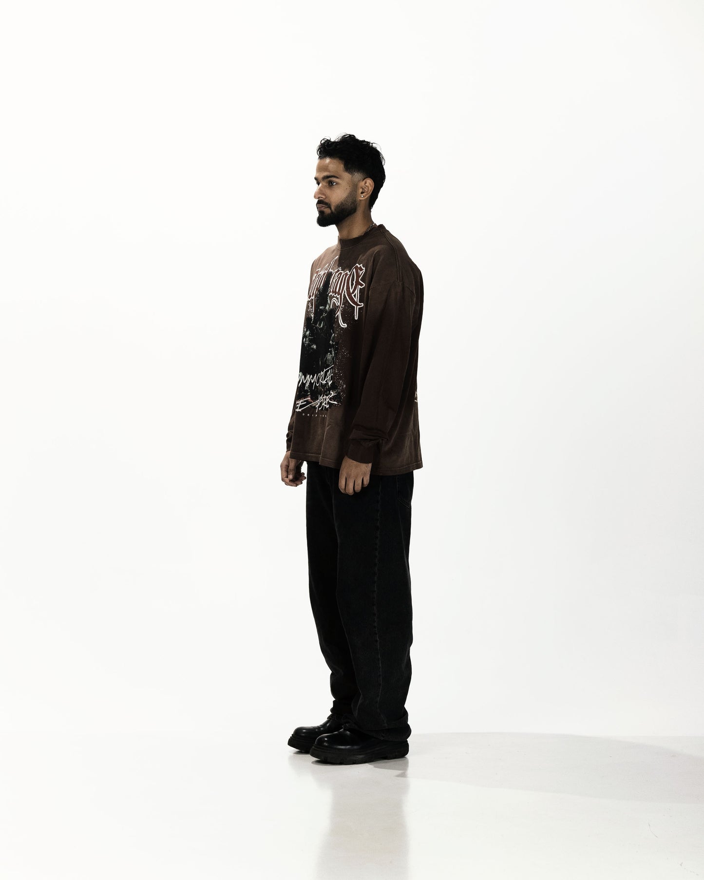 IMMORTALS FOREVER OVERSIZED LONG SLEEVE BROWN