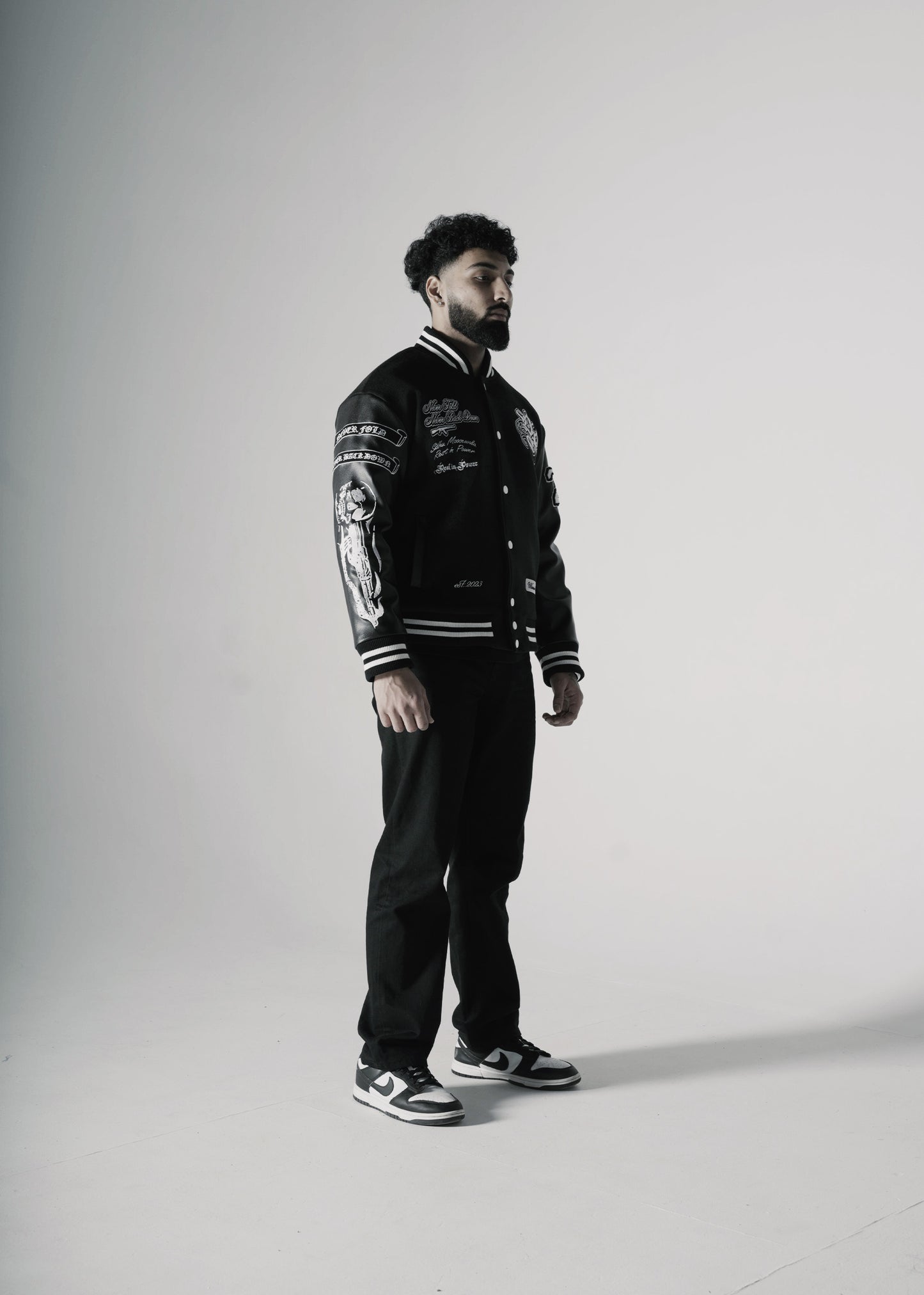 NEVER FOLD ULTIMATUM VARSITY BOMBER JACKET