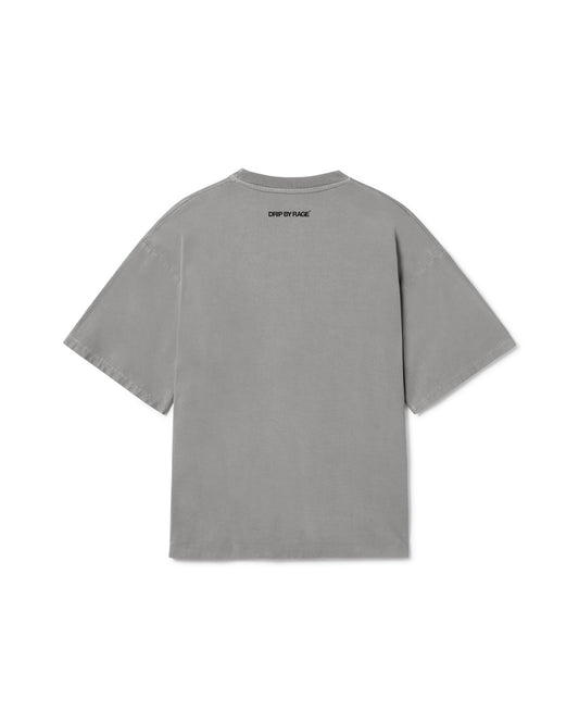 SHAHID MISL OVERSIZED T-SHIRT FADED GREY