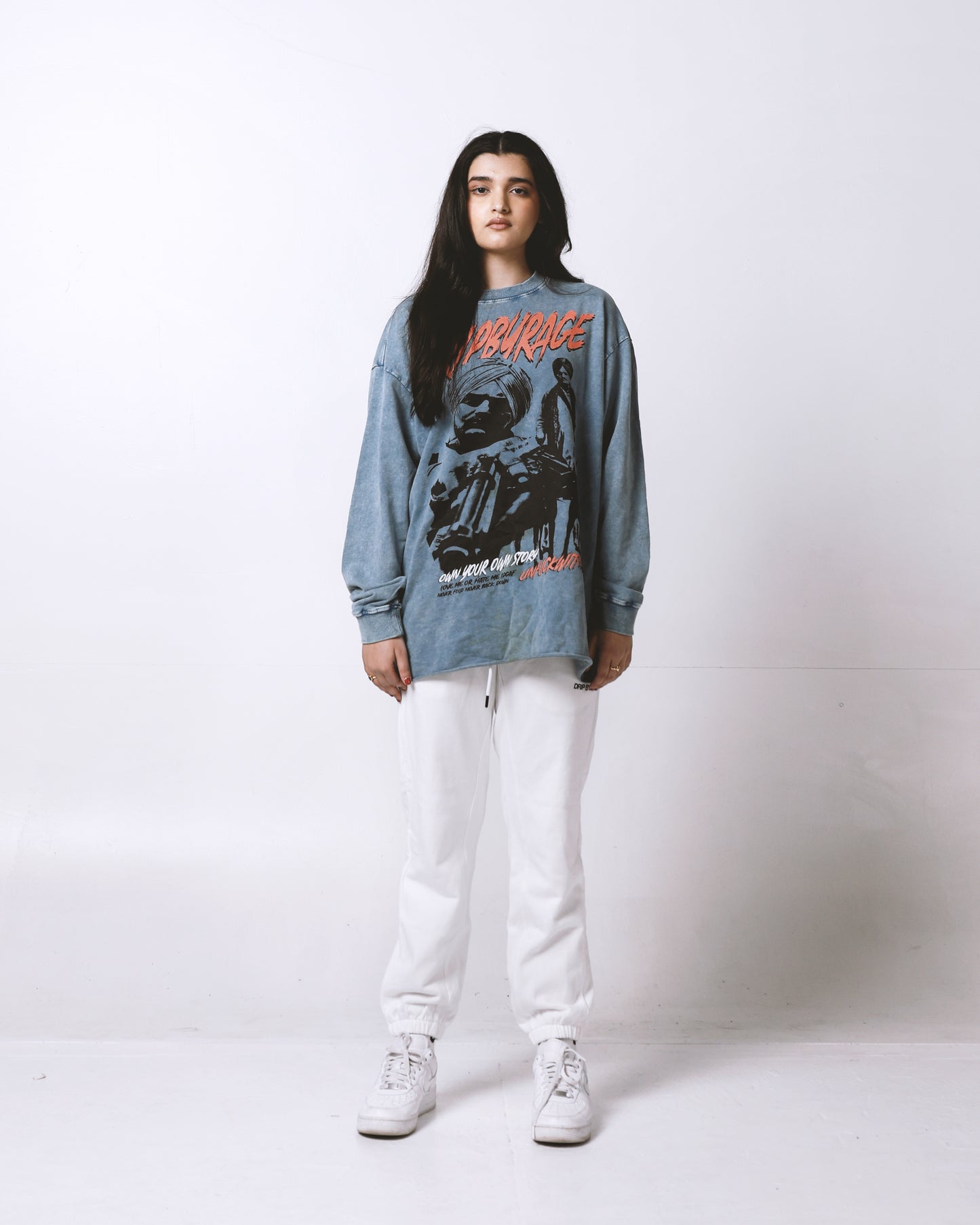 WHITE FRENCH TERRY SWEATPANTS