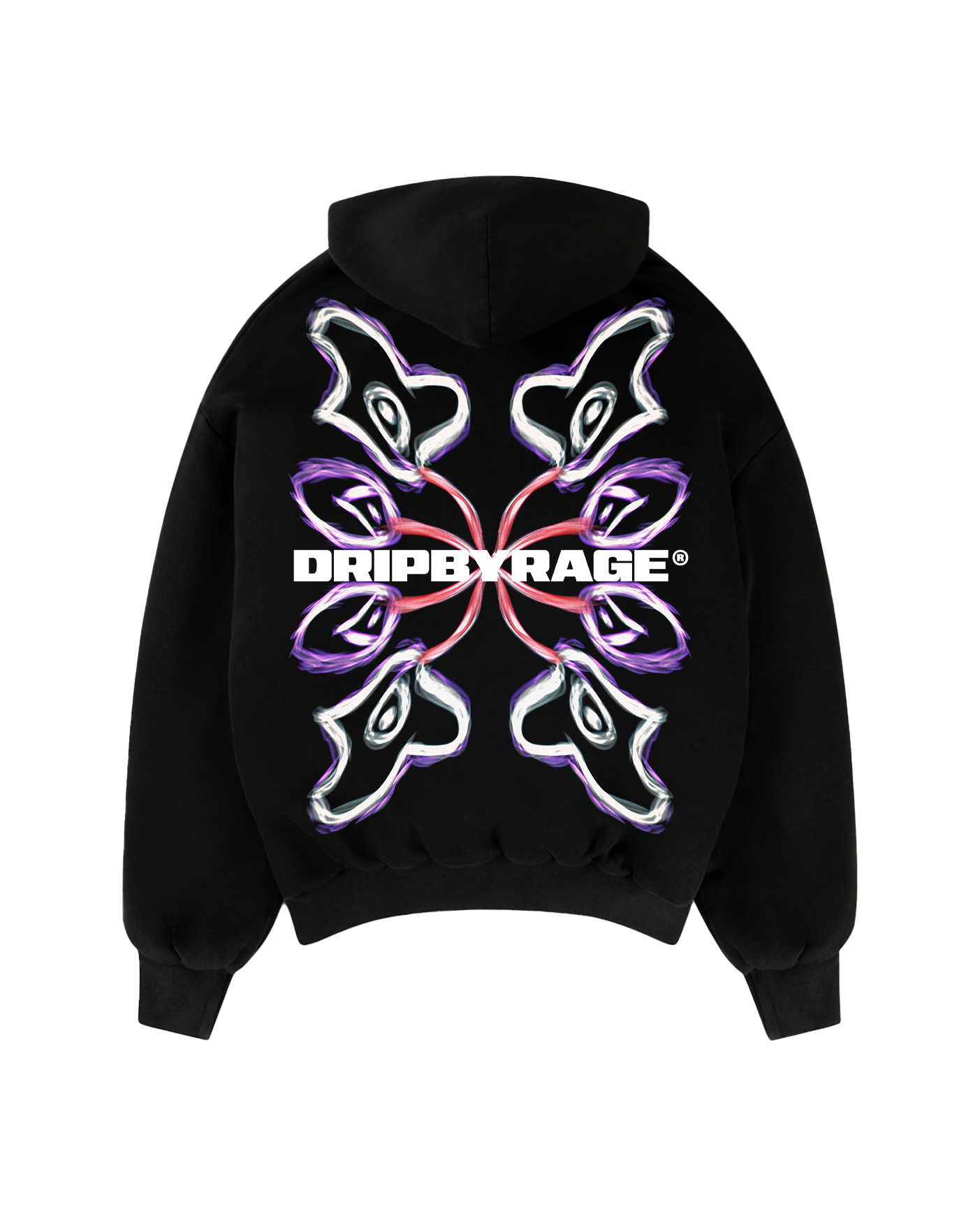 WINGS SUN FADED BOXY HOODIE