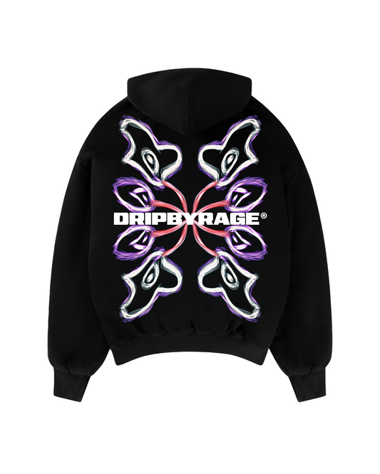 WINGS SUN FADED BOXY HOODIE