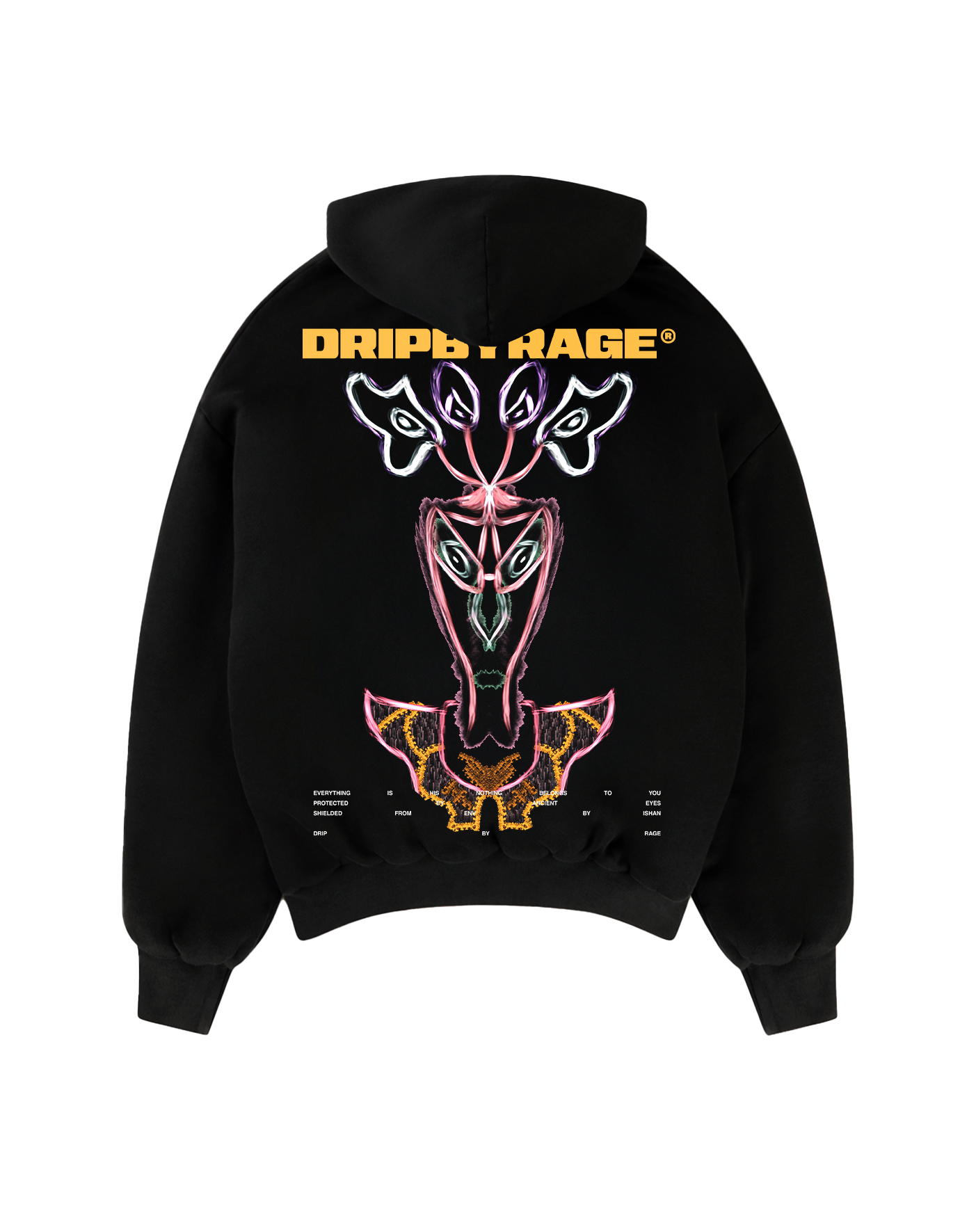 ENTITY SUN FADED BOXY HOODIE