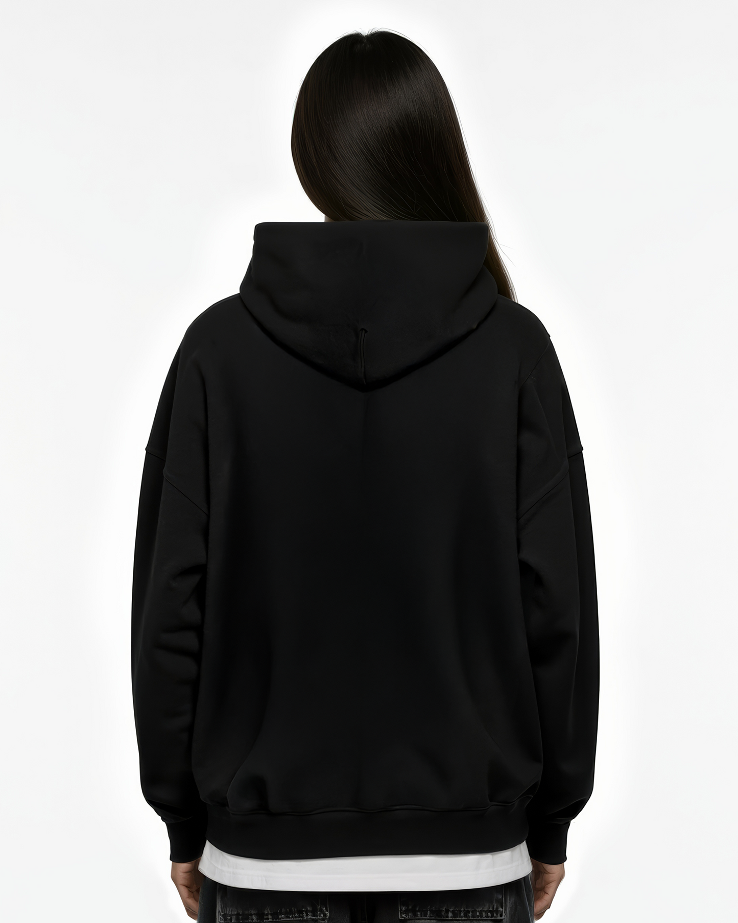 SHIV BIRDS BOXY BIG PRINT HOODIE