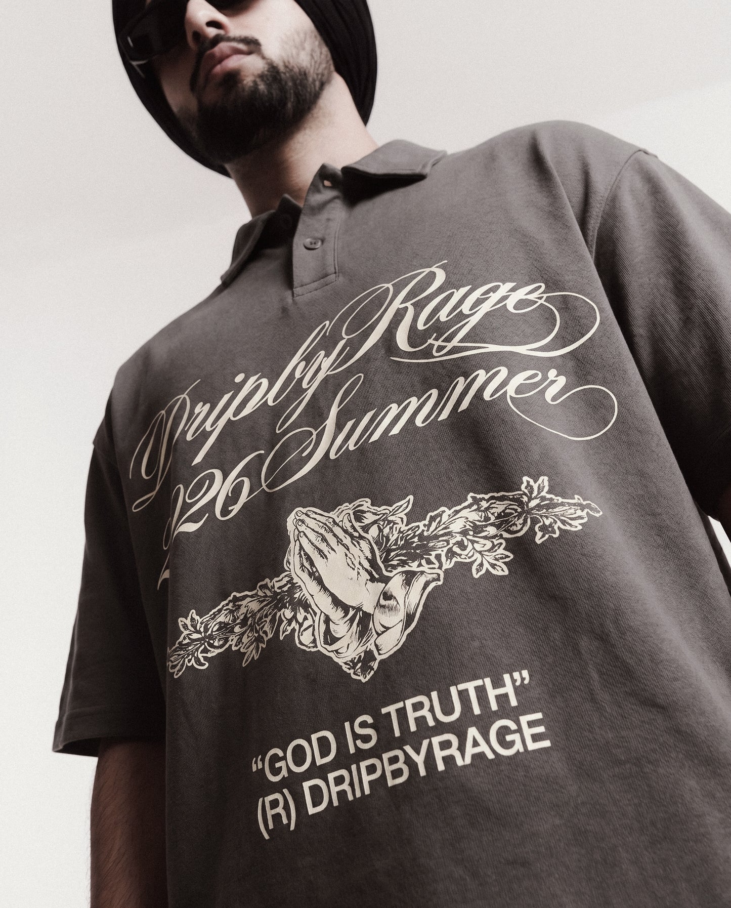 TRUTH OVERSIZED POLO T-SHIRT
