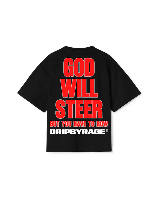 GOD WILL STEER OVERSIZED T-SHIRT