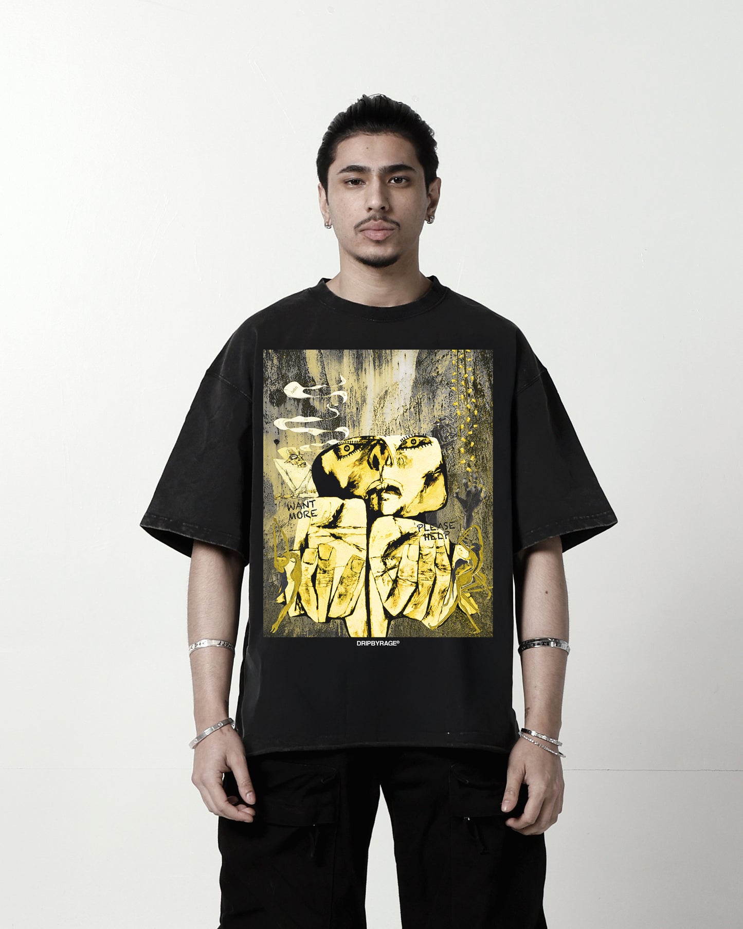 GREED FADED T-SHIRT