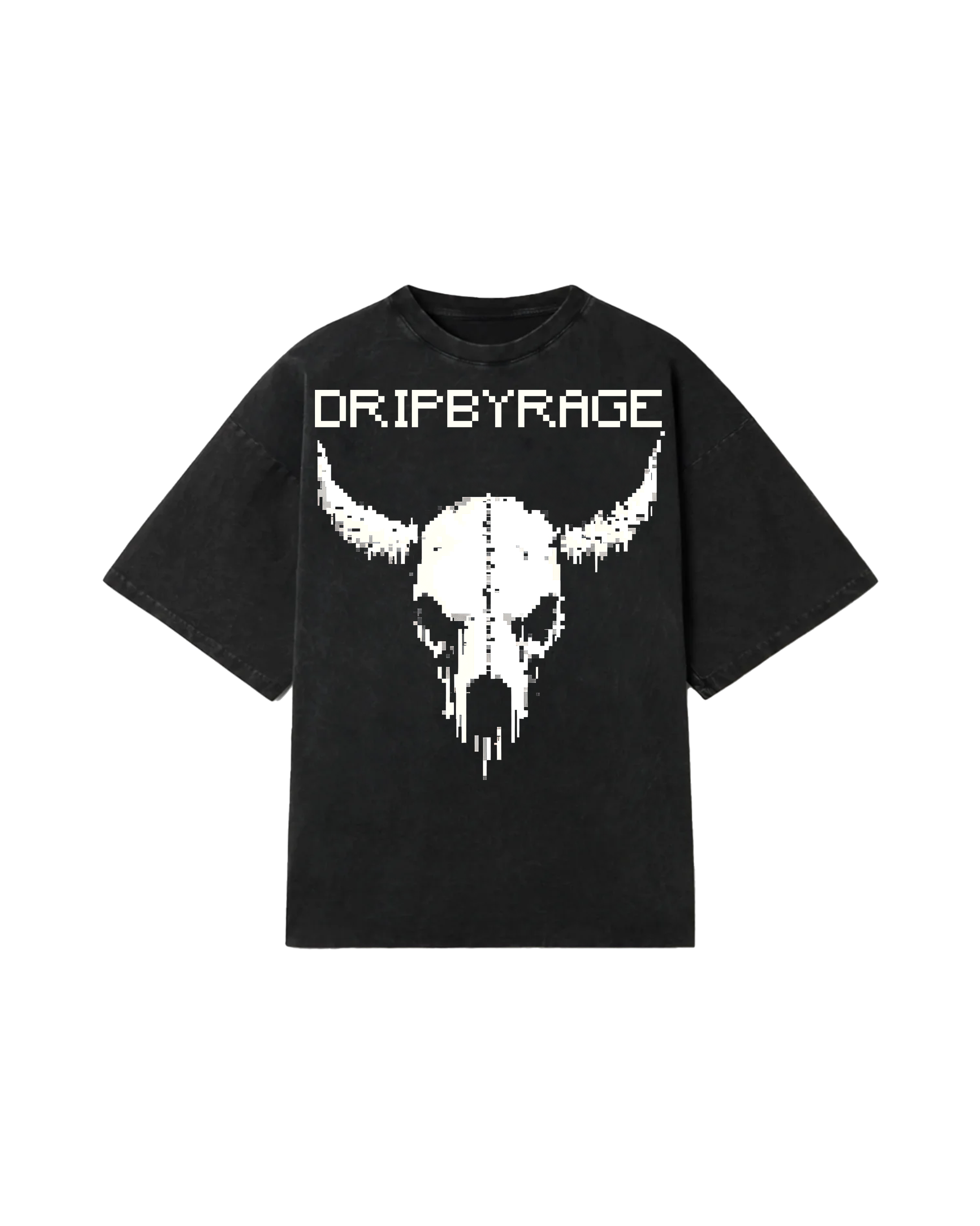 HORNS OVERSIZED FADED T-SHIRT