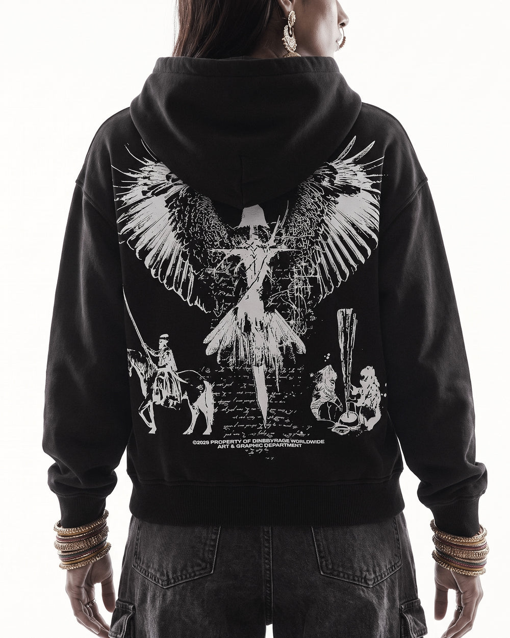 BAAJ DISTRESSED WASHED HOODIE