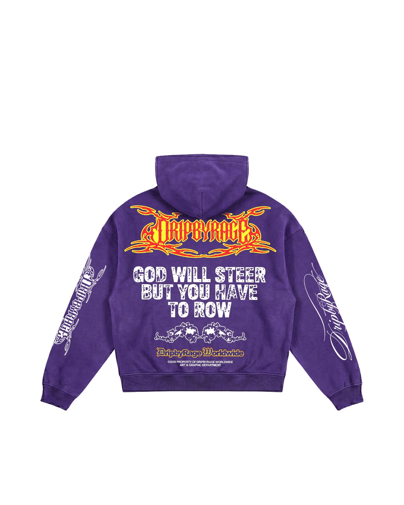 DOUBLE PRAYER OVERSIZED HOODIE