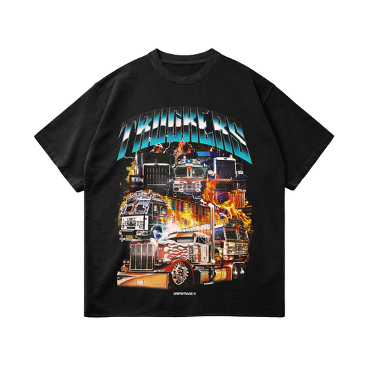 TRUCKERS OVERSIZED FADED T-SHIRT