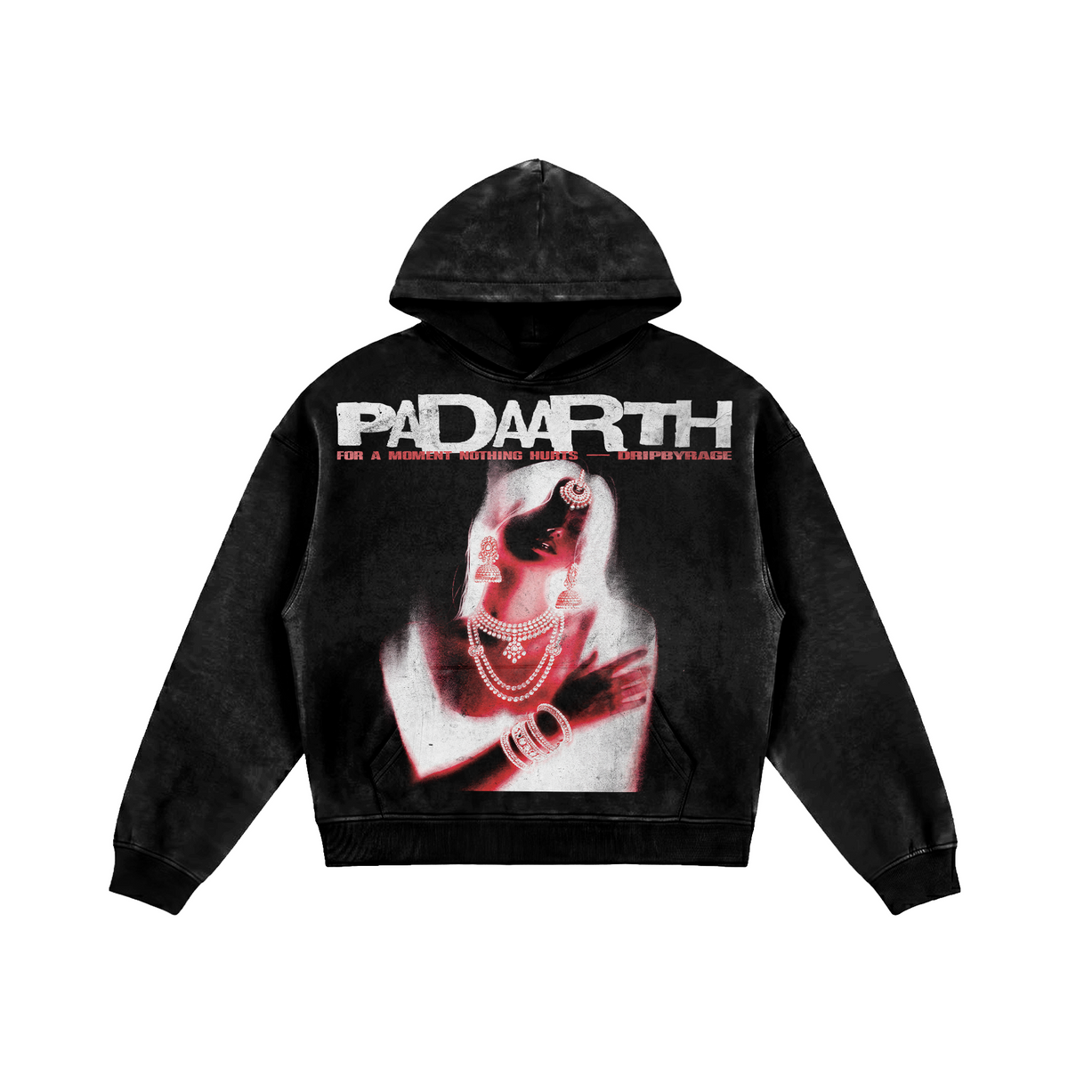 EUPHORIA OVERSIZED FADED HOODIE