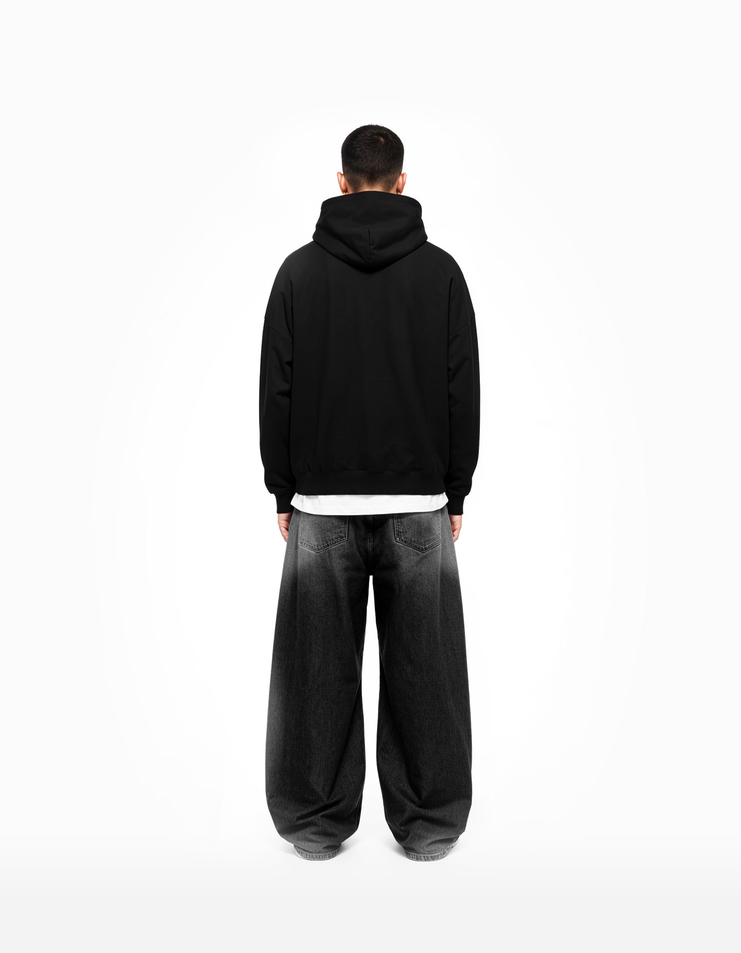 LIFE OF HIP-HOP BIG PRINT BOXY HOODIE