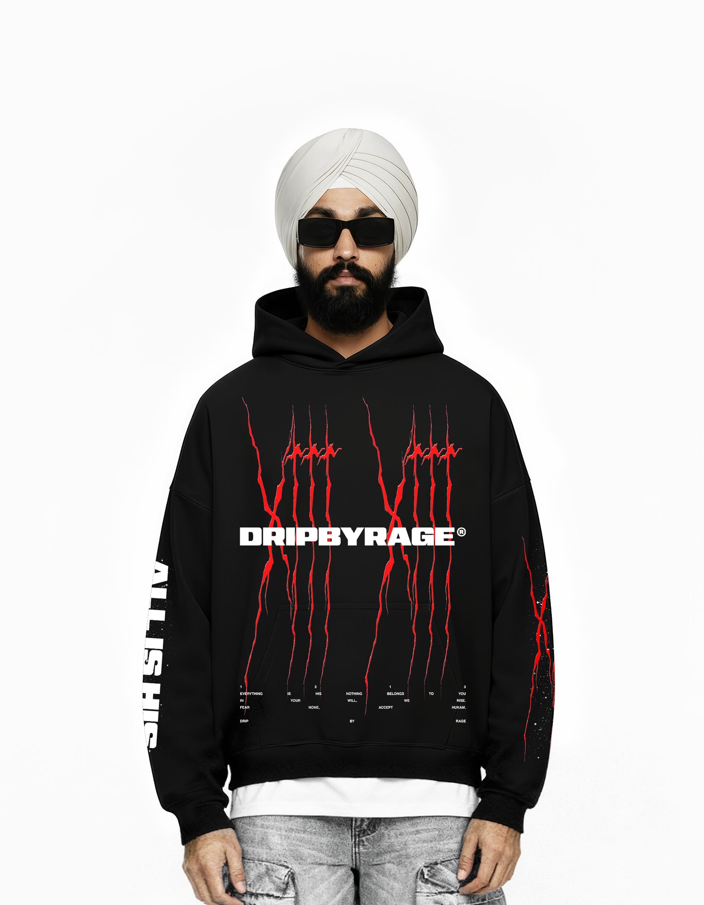 1313: ALL IS HIS BOXY HOODIE