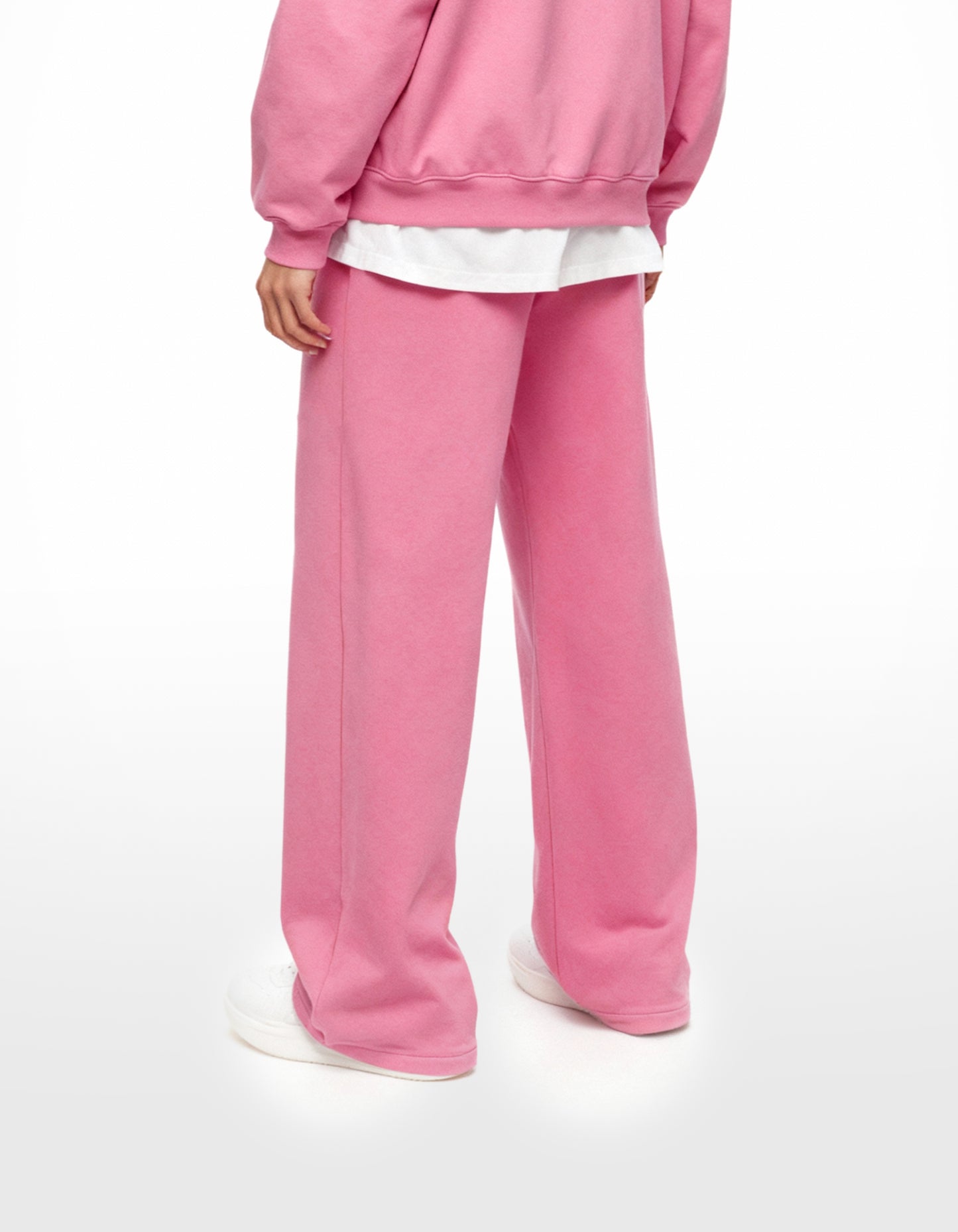 PINK RELAXED STRAIGHT SWEATPANTS