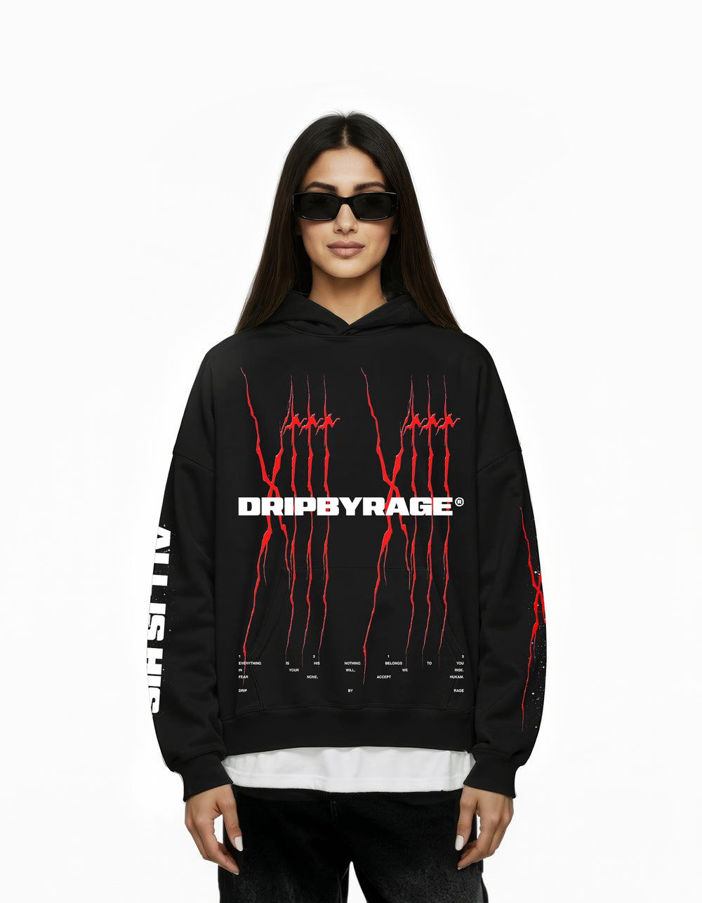 1313: ALL IS HIS BOXY HOODIE