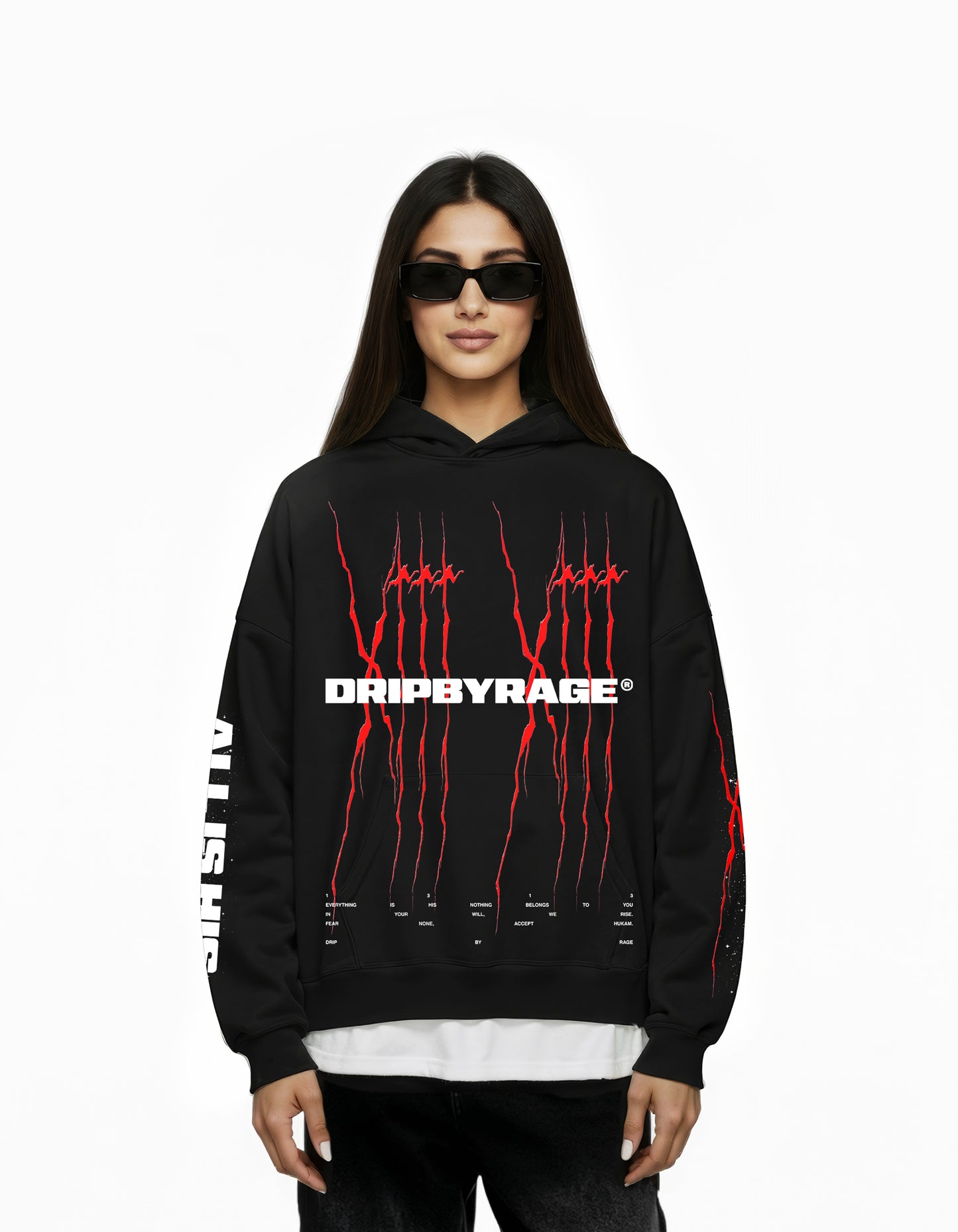 1313: ALL IS HIS BOXY HOODIE