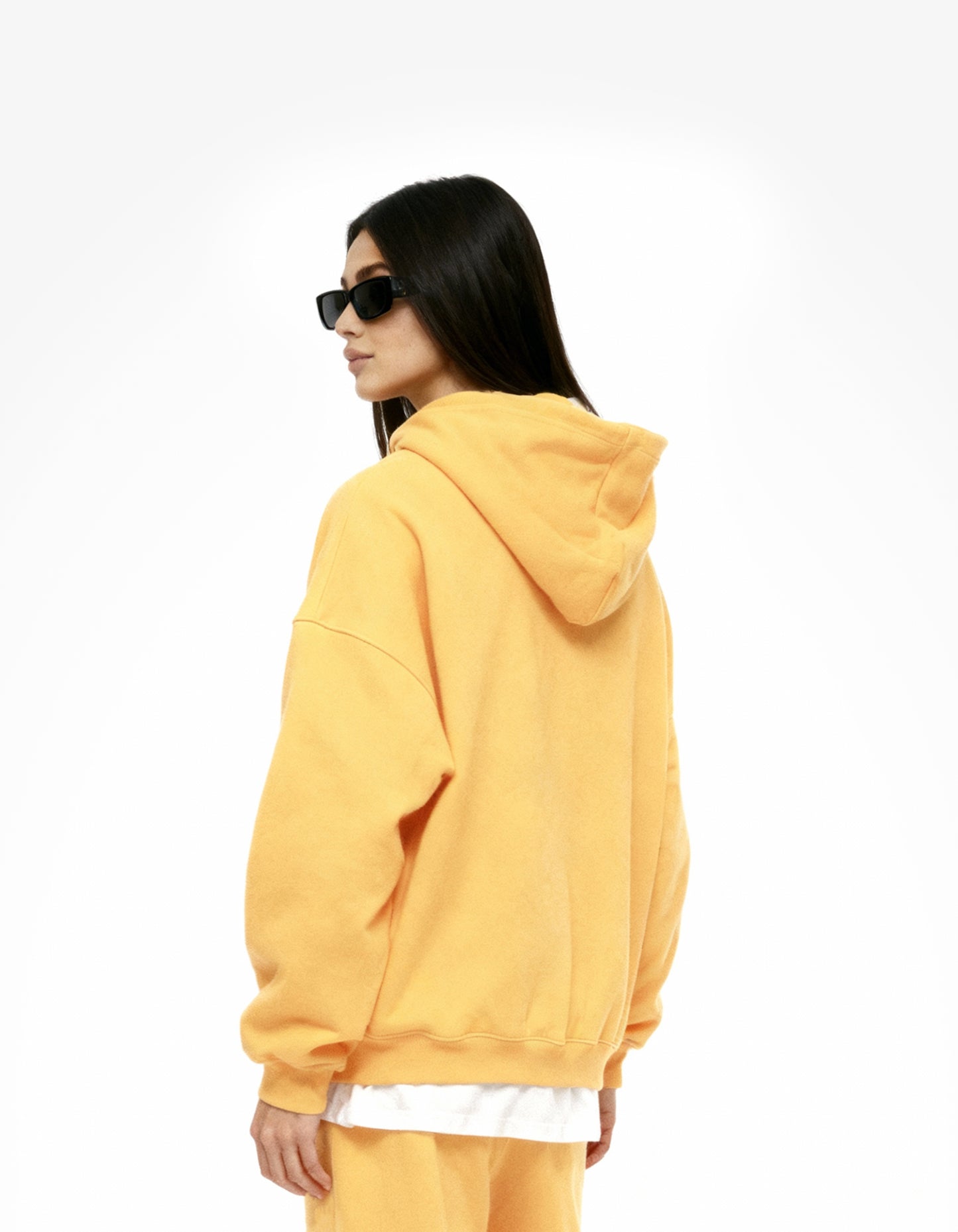 YELLOW HEAVY BOXY HOODIE