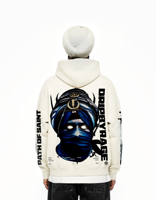 PATH OF SAINT SUN FADED BOXY HOODIE