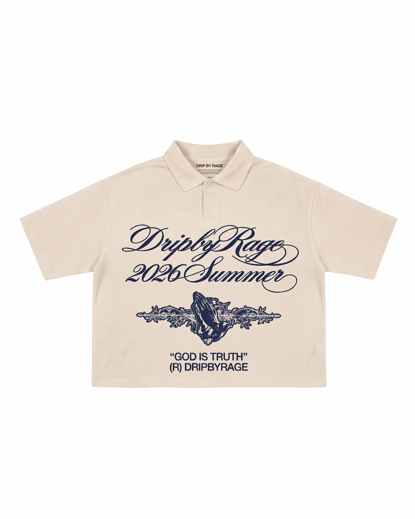 TRUTH OVERSIZED POLO T-SHIRT