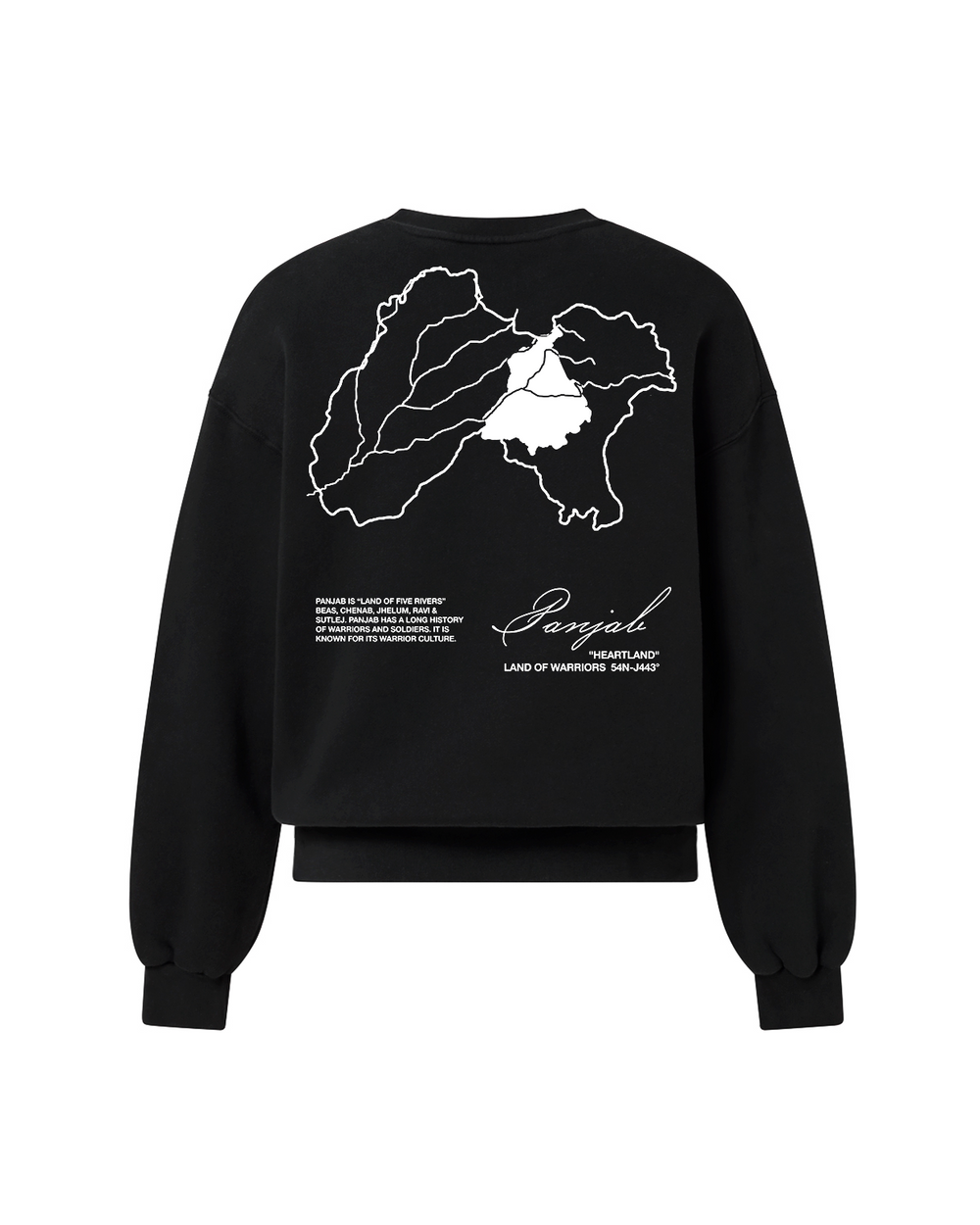 PANJAB SWEATSHIRT BLACK