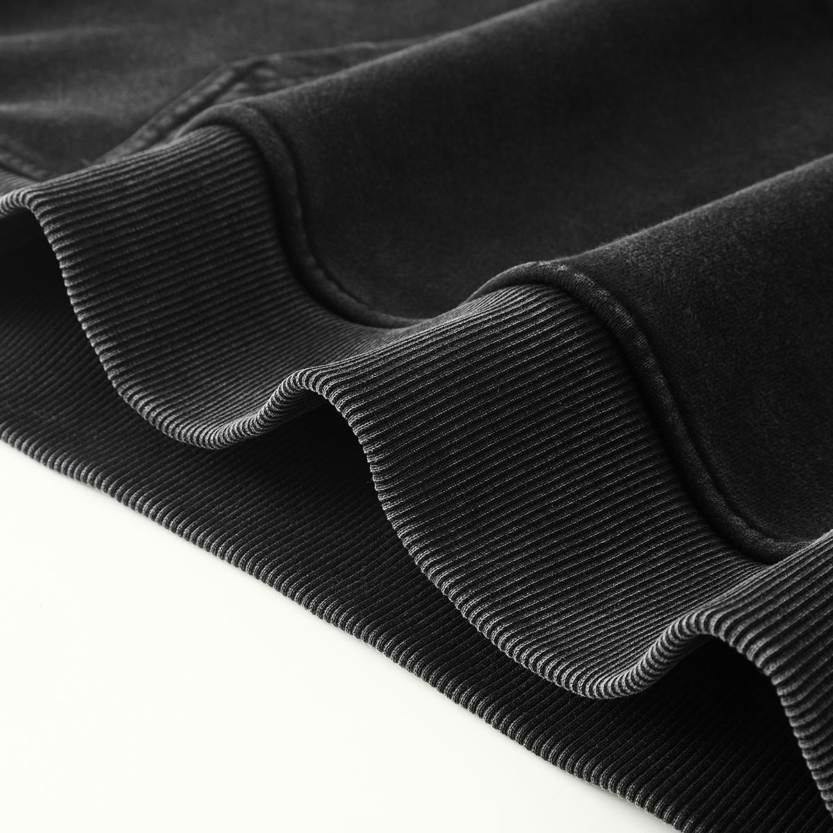 PASH OVERSIZED FADED HOODIE BLACK