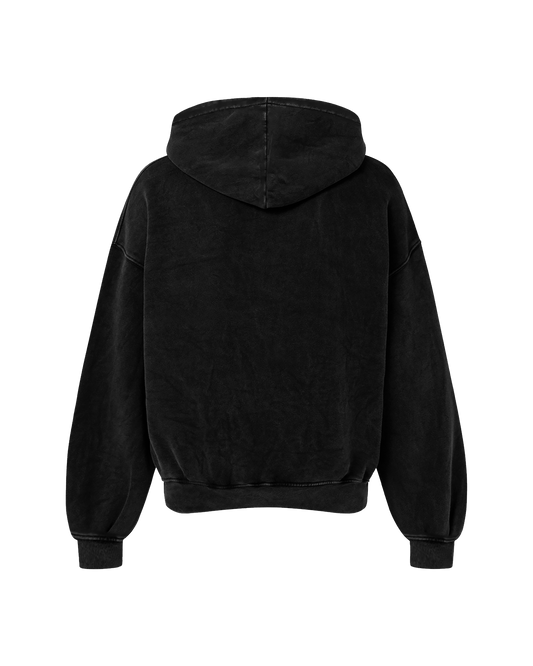 CHAMKILA OVERSIZED FADED HOODIE BLACK