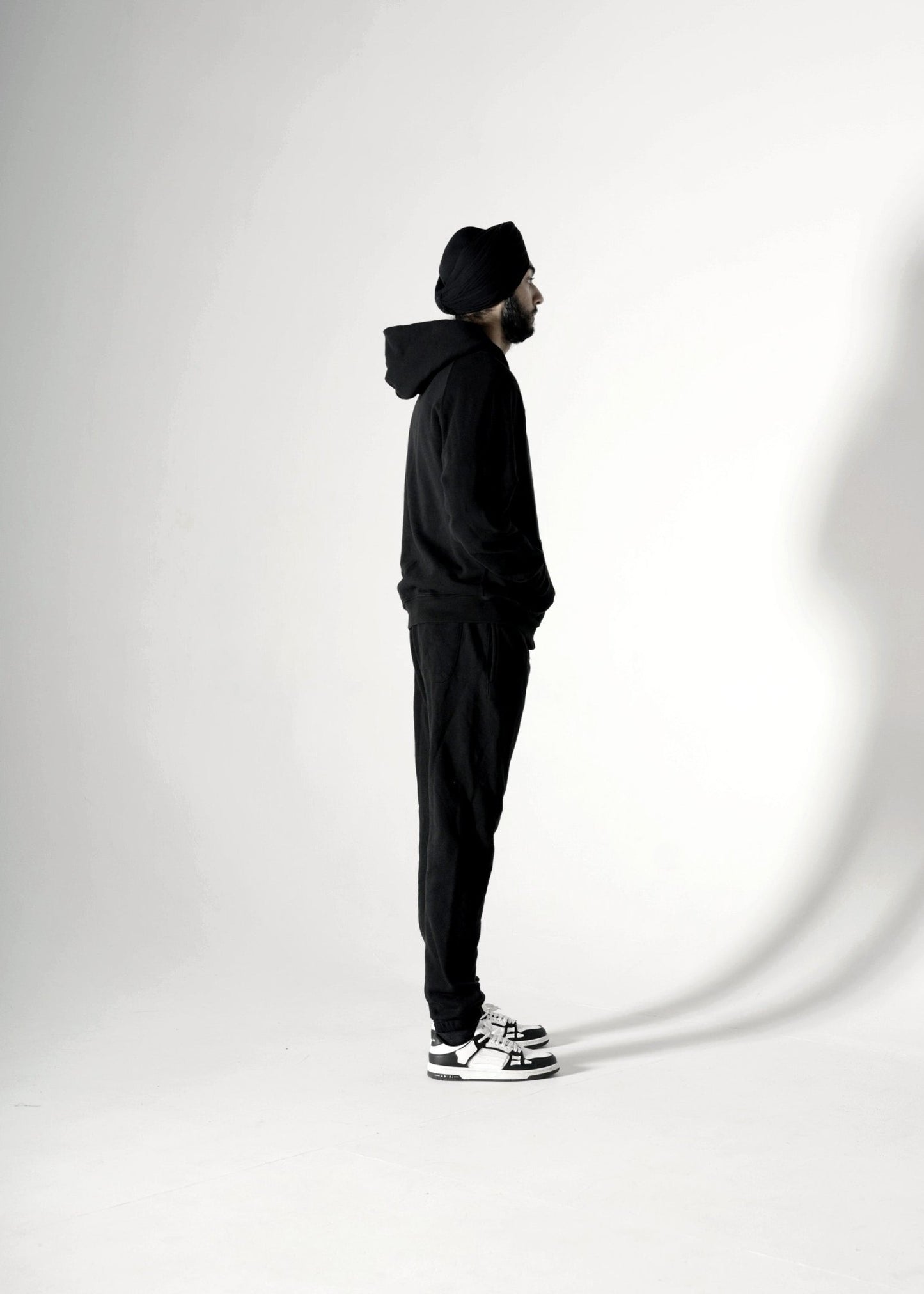 BLACK OVERSIZED ZIP-UP FLEECE HOODIE - Drip by Rage